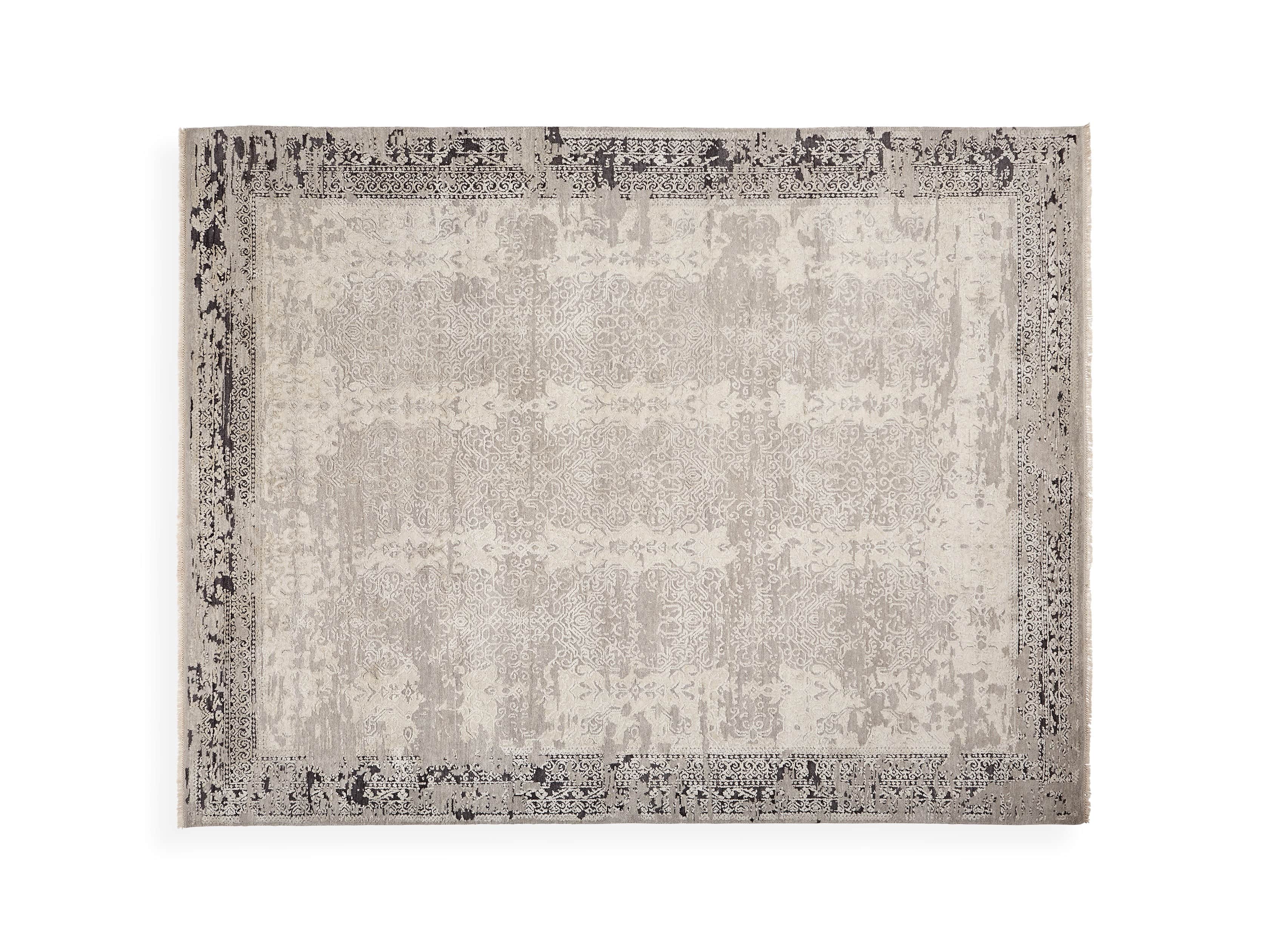 Grayson 8' x 10' Hand Knotted Grey Rug, slide 4 of 11