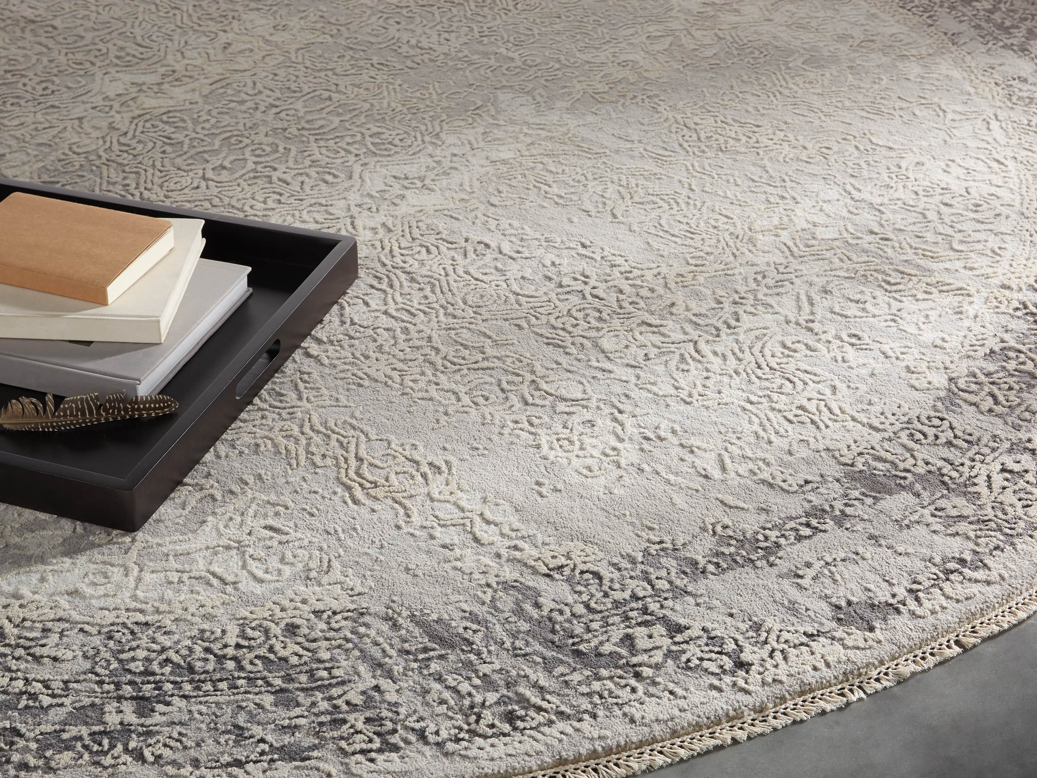 Grayson Hand Knotted Round Rug Arhaus