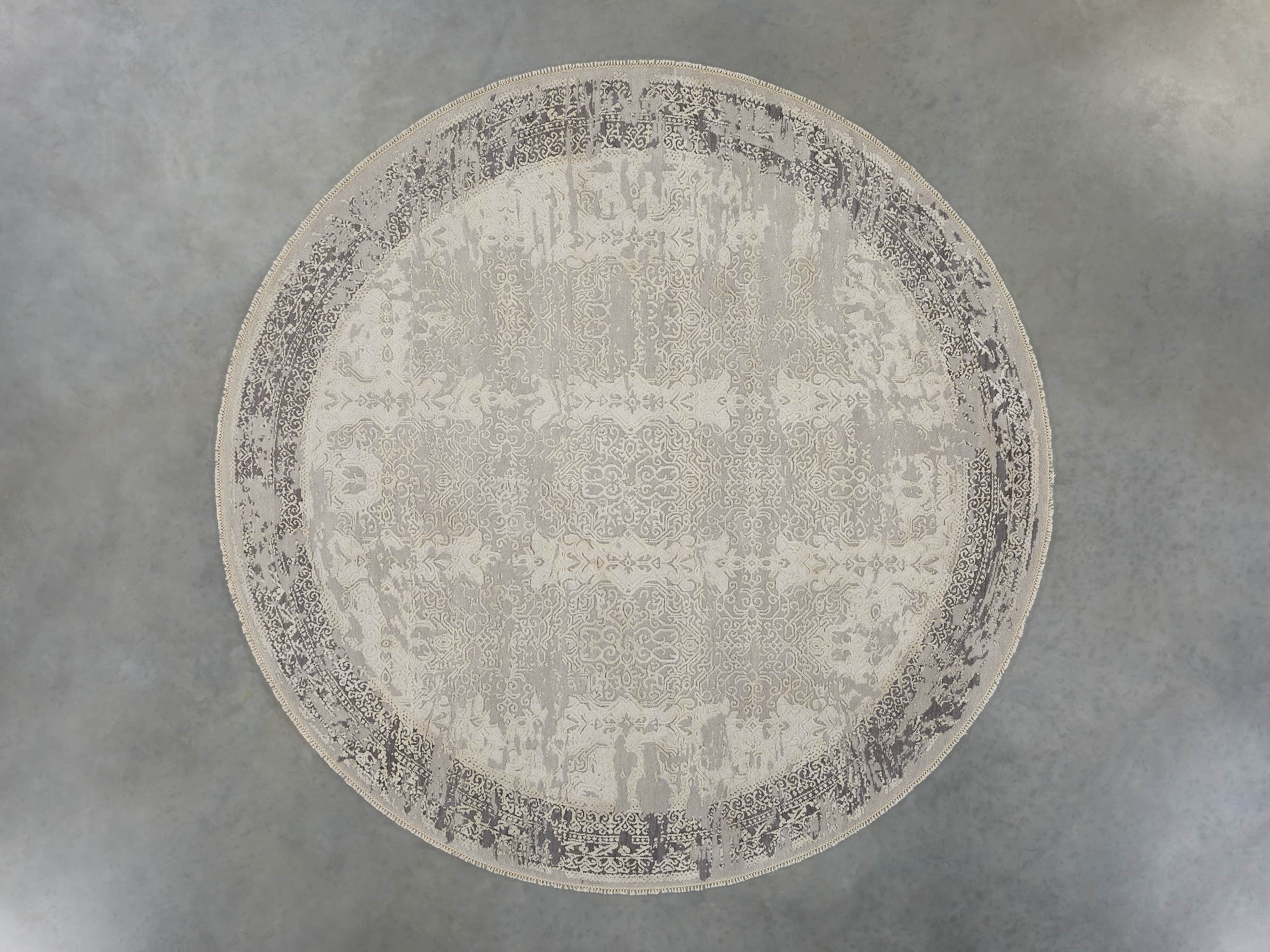 Grayson Hand Knotted Round Rug Arhaus