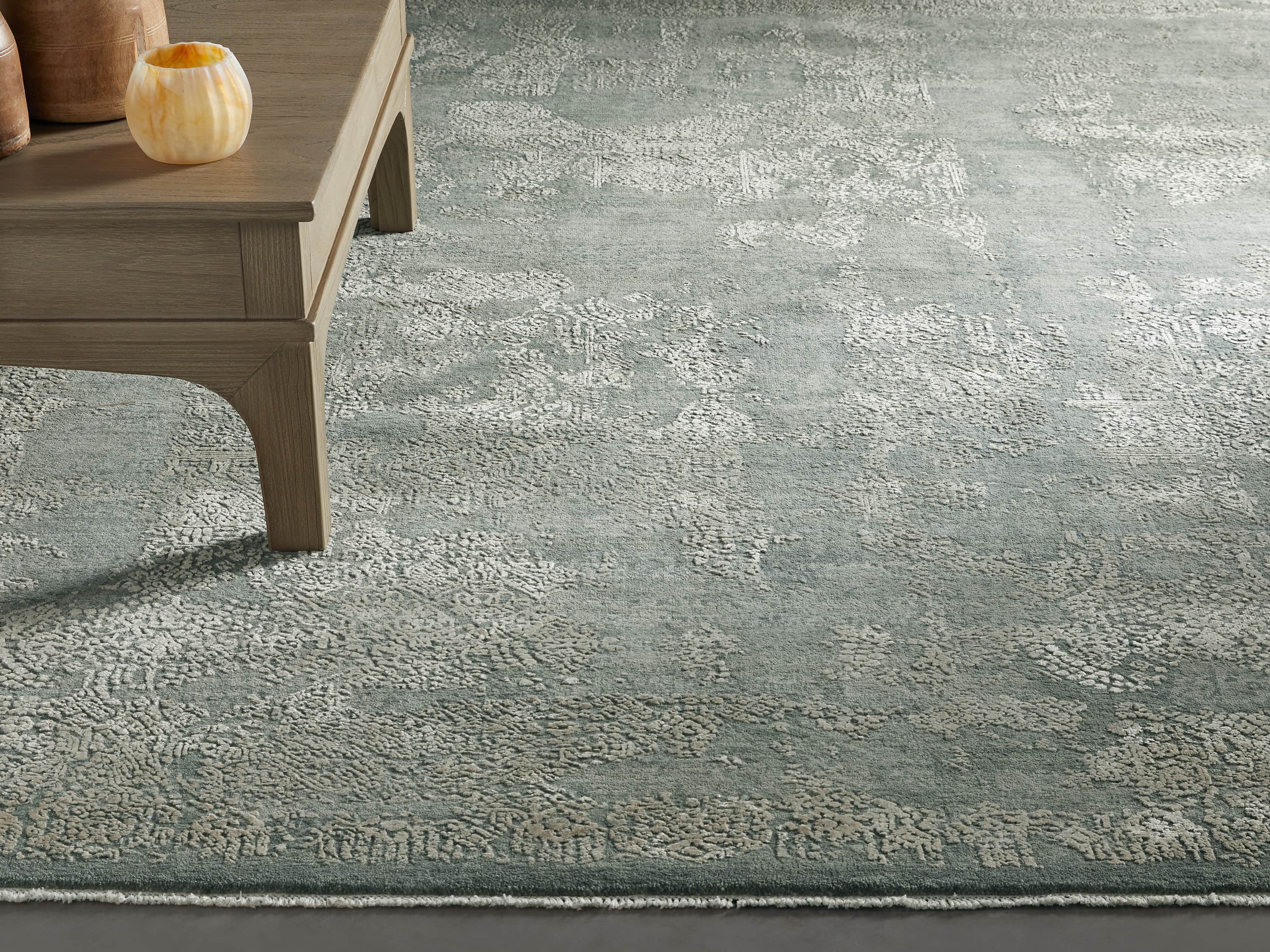 View the Lascala Hand-Knotted Rug | Variant: LASCALA CELADON