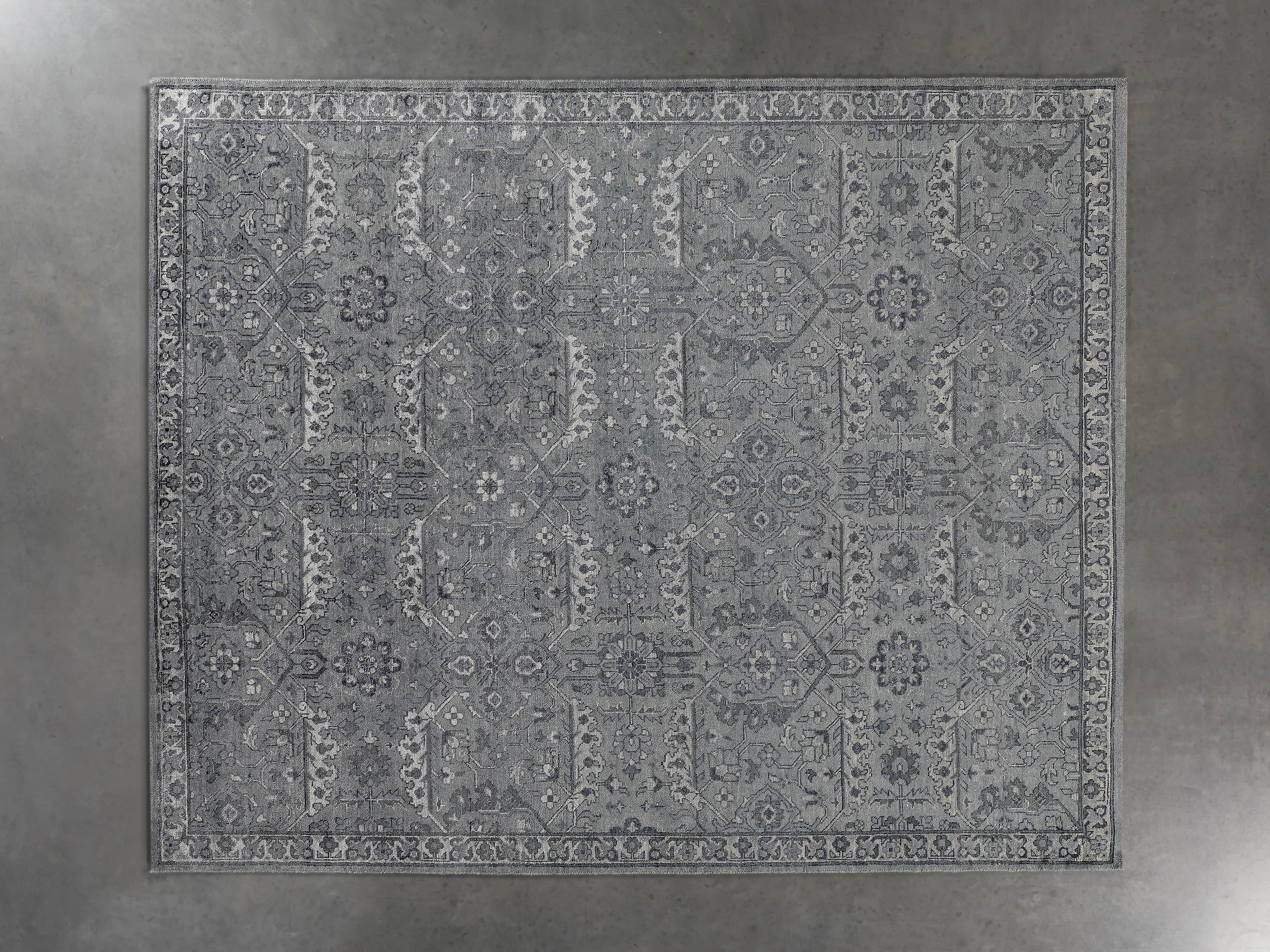 Sienna Hand-Knotted 8x10 Rug in Blue, slide 2 of 4
