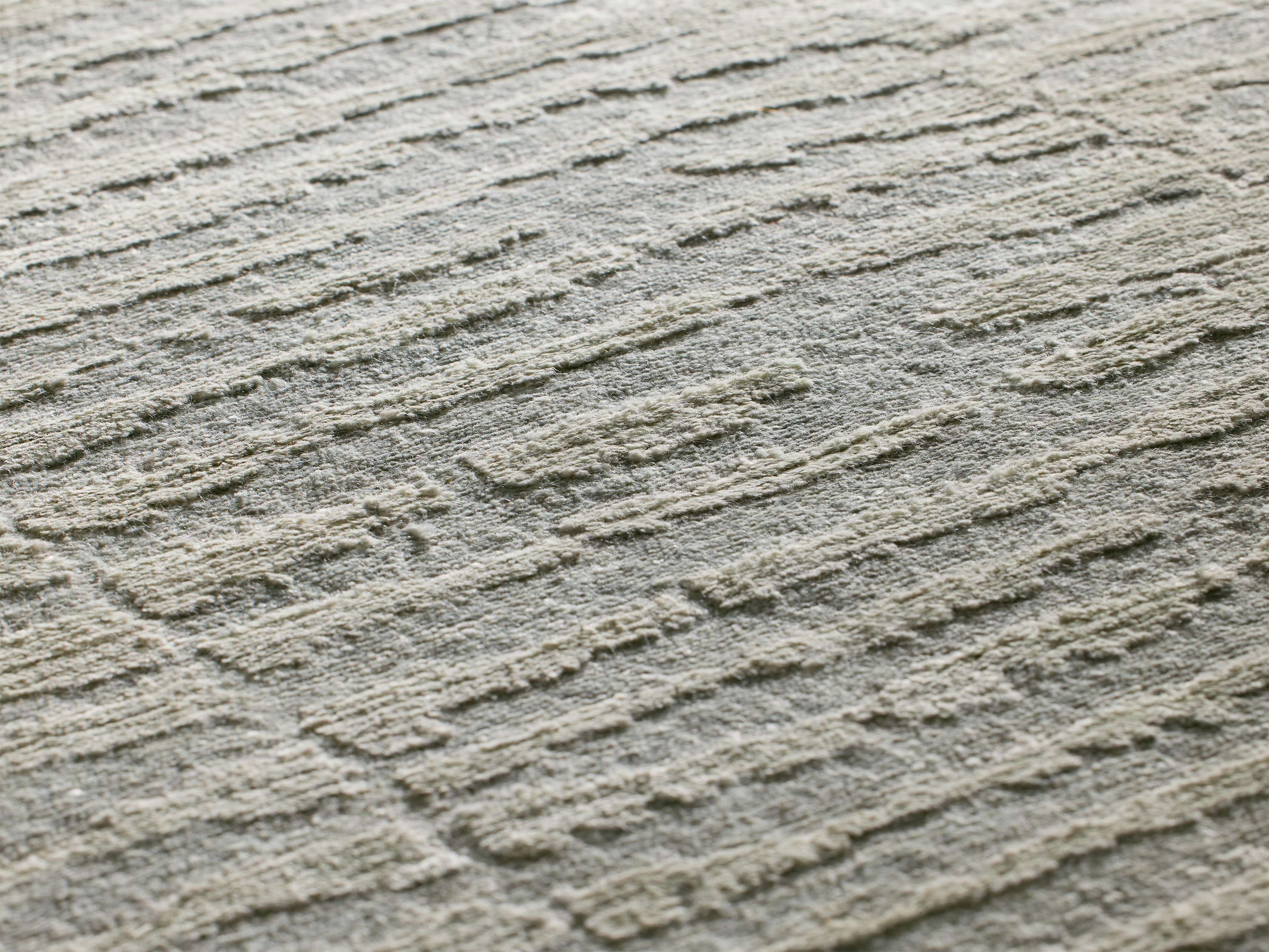 Artim Hand-Knotted Rug in Grey
