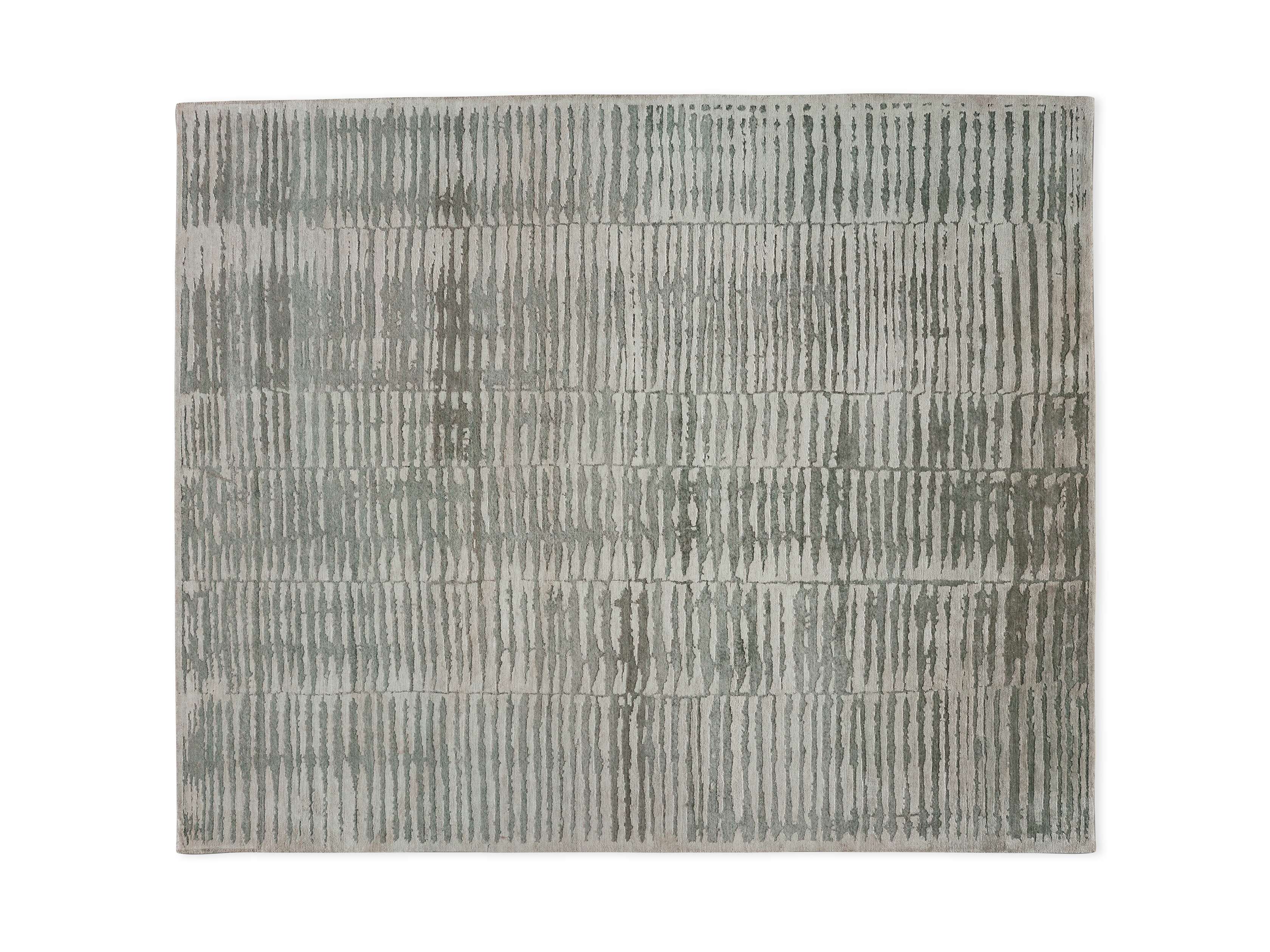 Artim Hand-Knotted Rug in Grey