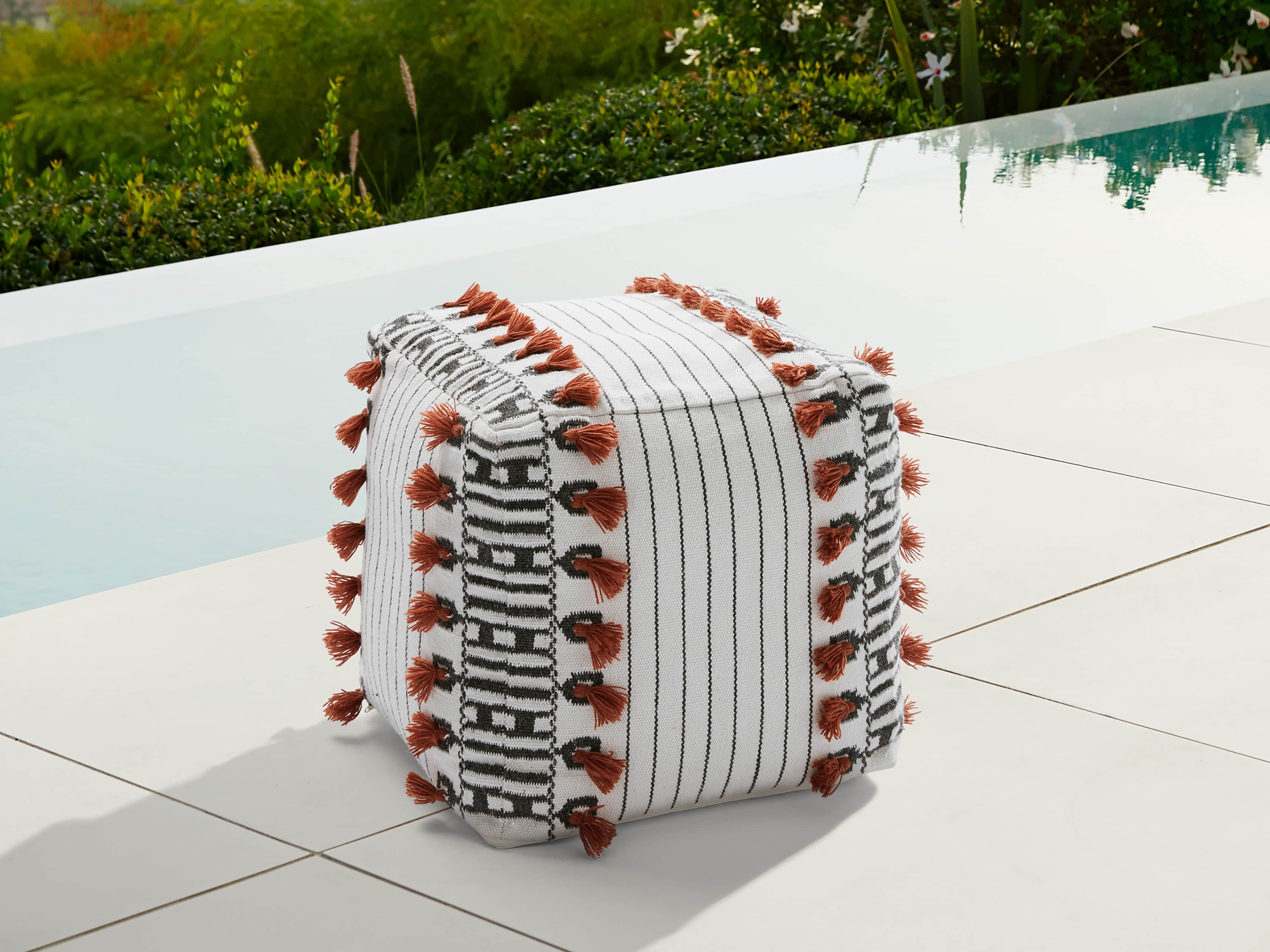 ADELPHI TERRACOTTA POUF, slide 1 of 4
