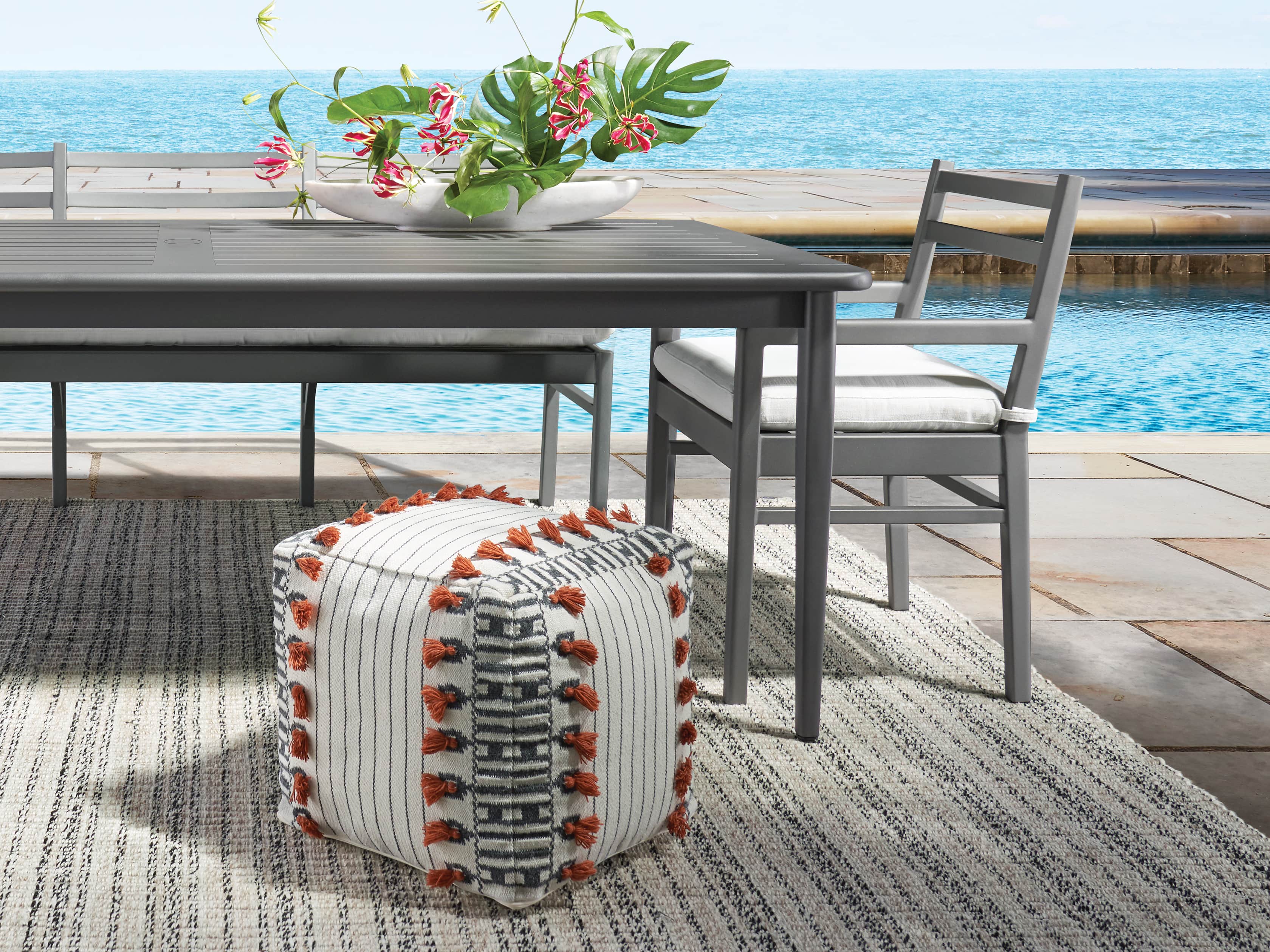 ADELPHI TERRACOTTA POUF, slide 3 of 4
