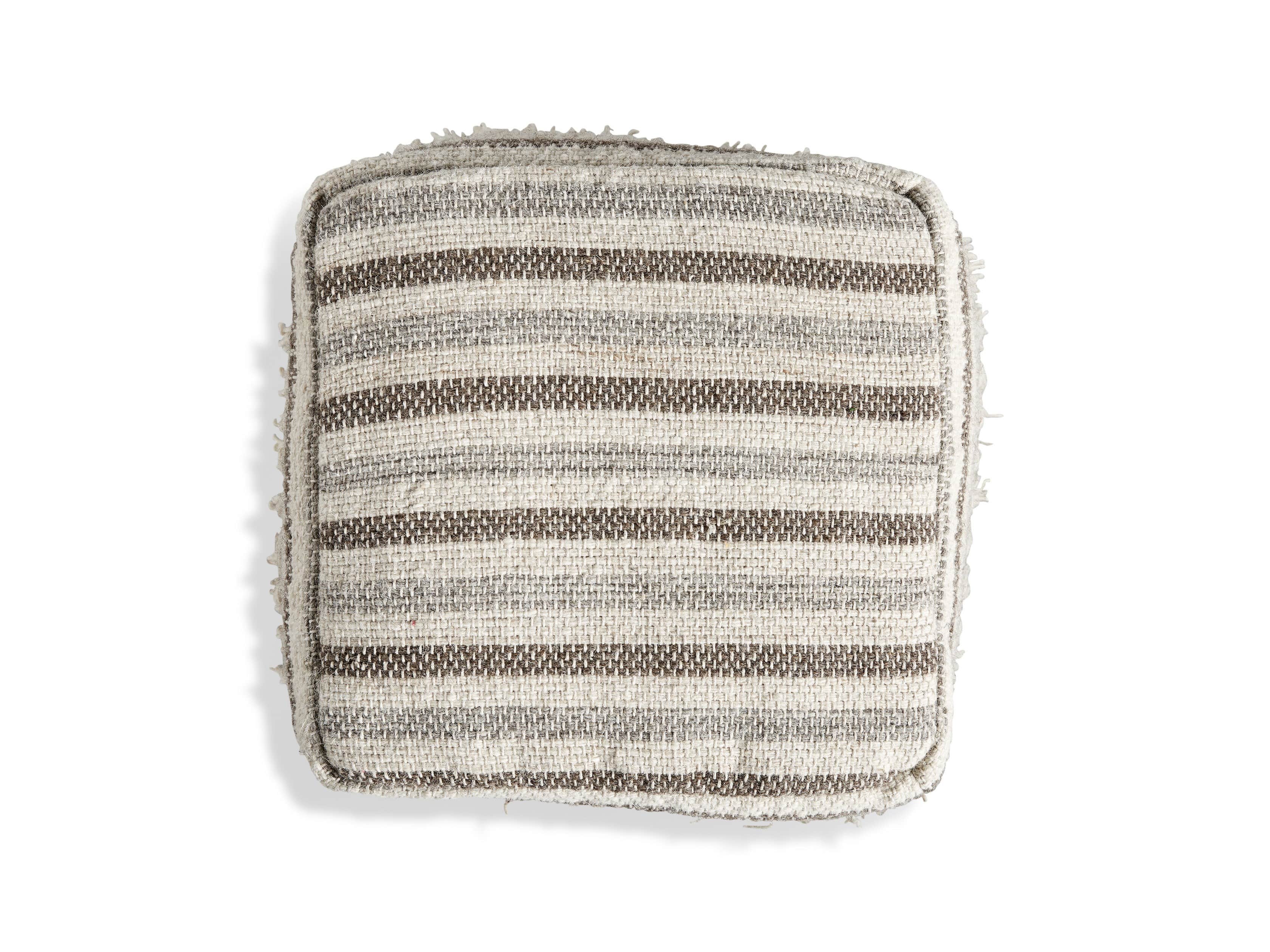 Aziza Wool Pouf