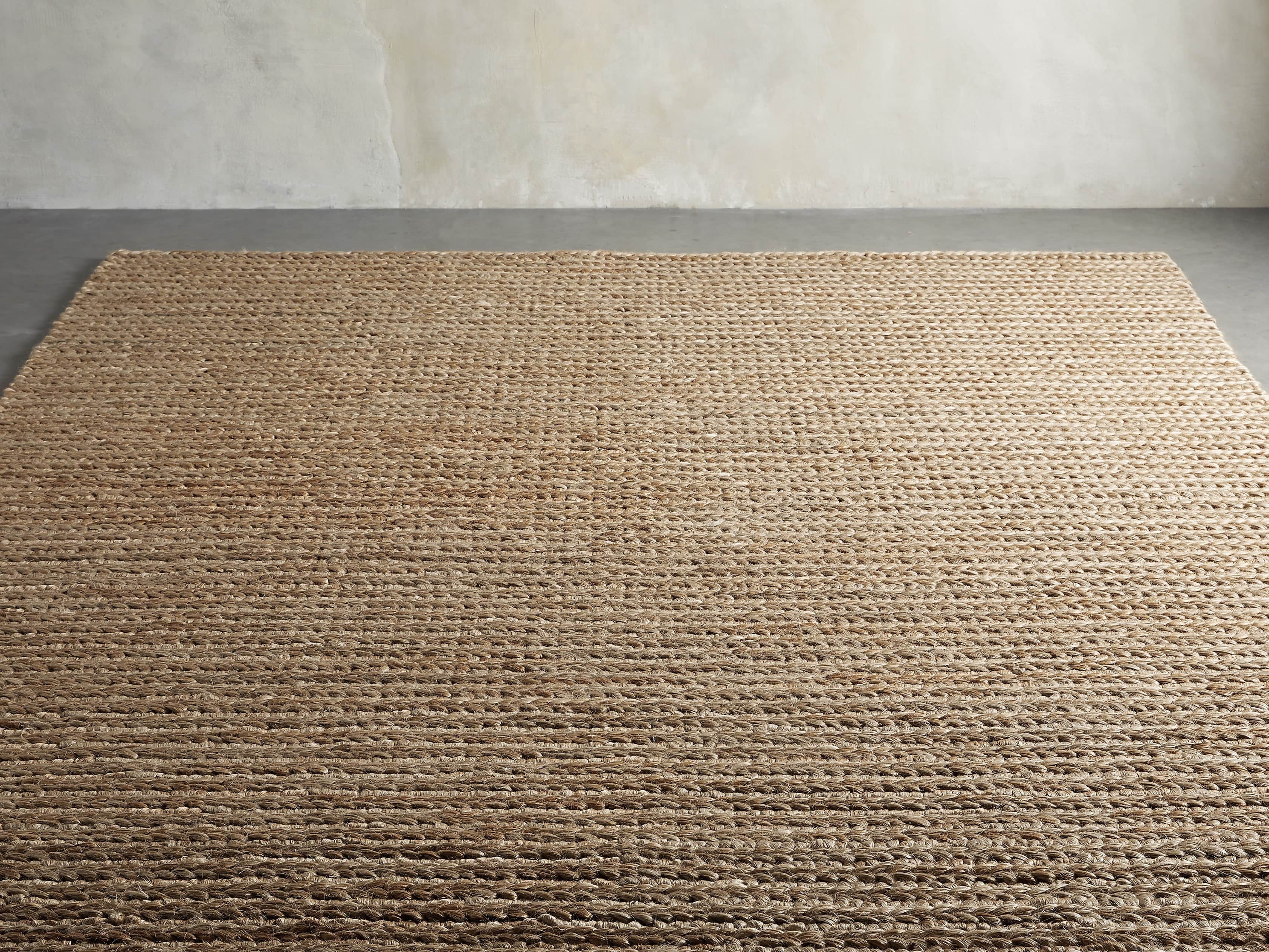 Braided Jute 6' x 9' Handwoven Rug