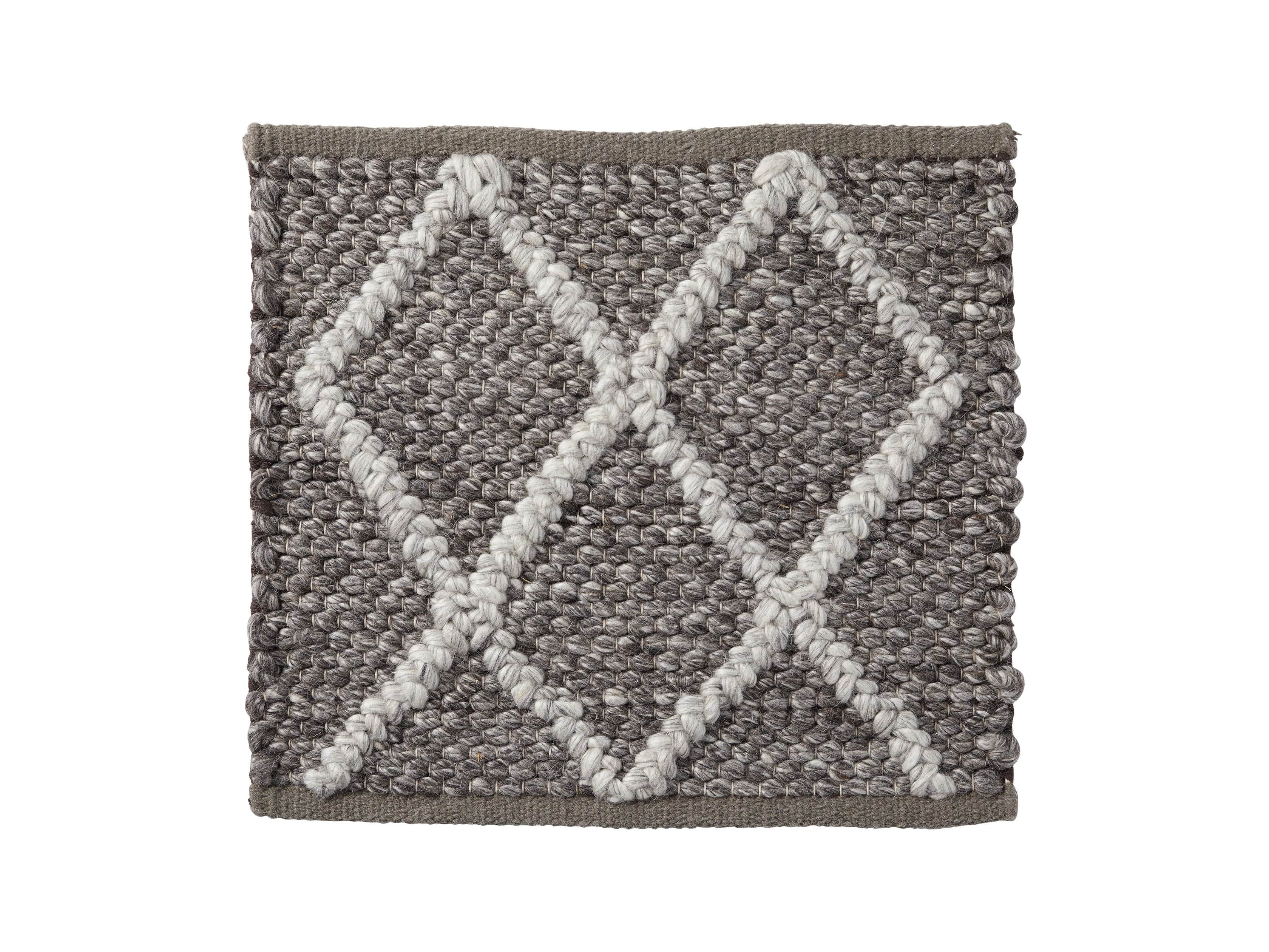 Canyon Handwoven 18" Rug Swatch in Graphite, slide 1 of 1