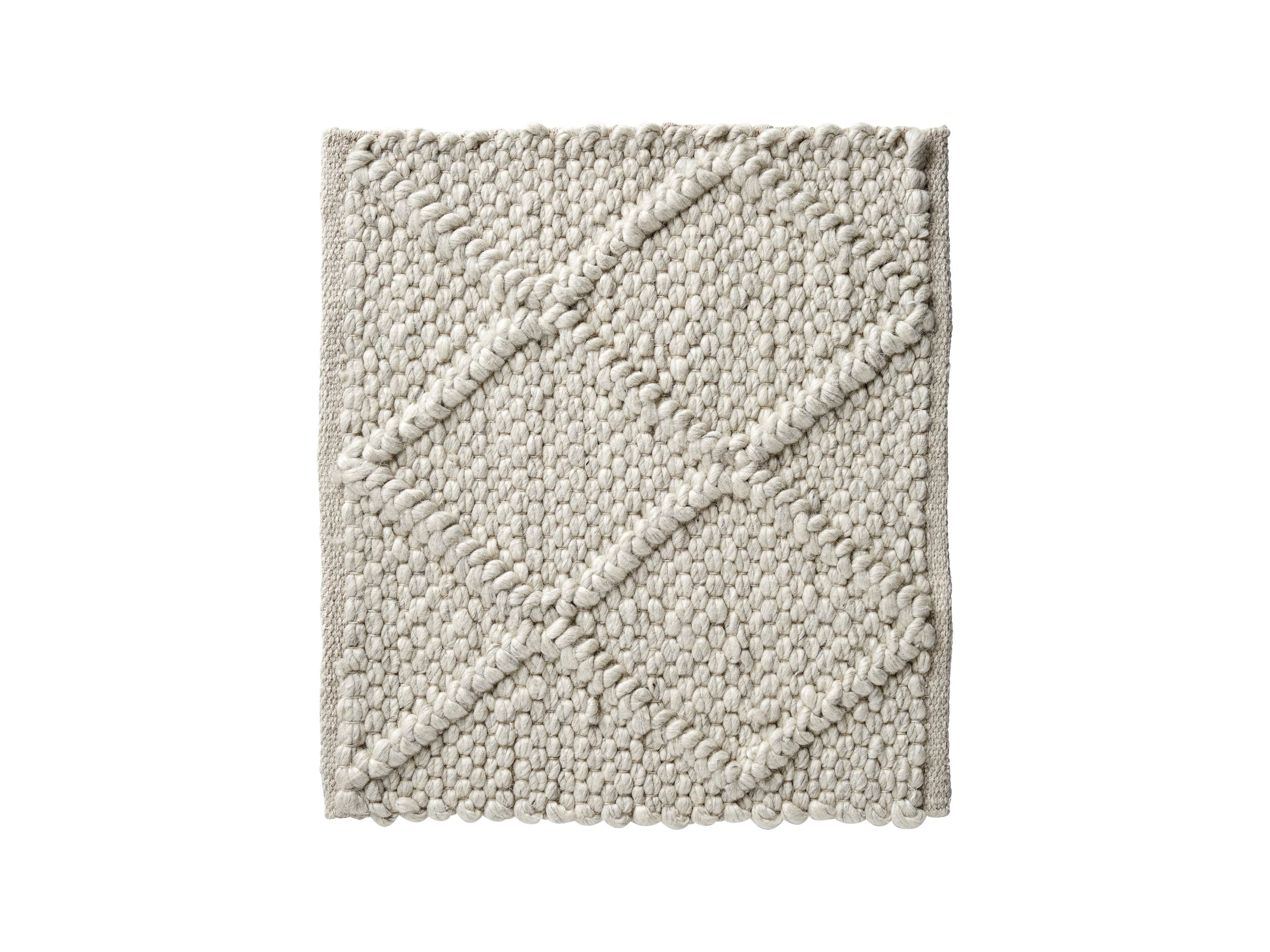Canyon Handwoven 18" Rug Swatch in Ivory