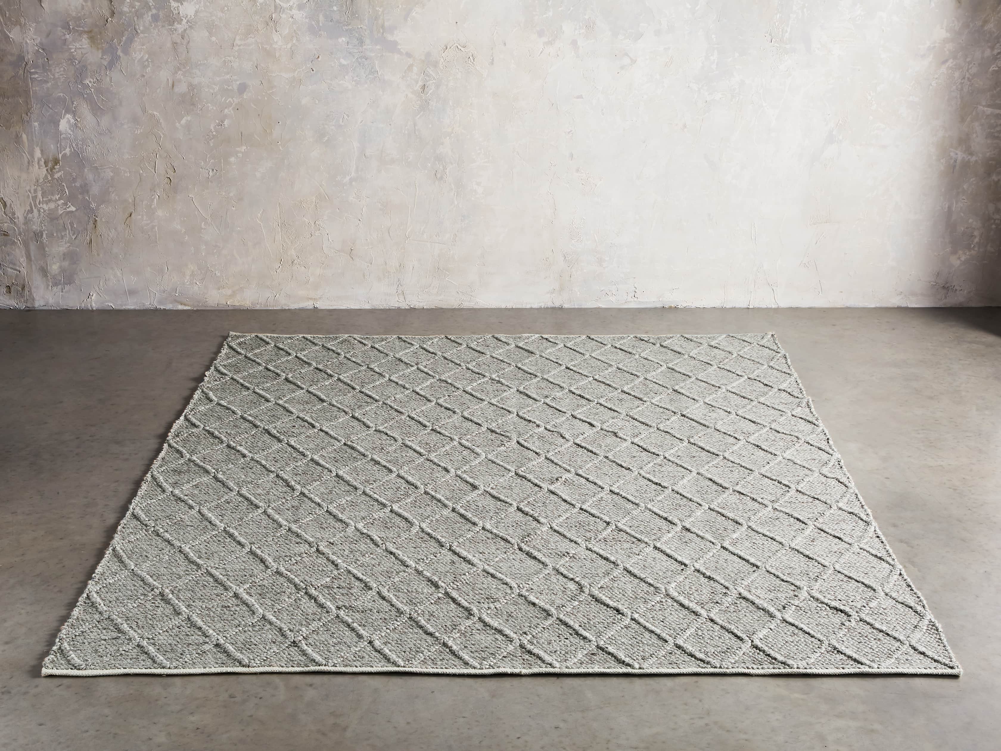 Canyon 6x9 Handwoven Rug in Silver