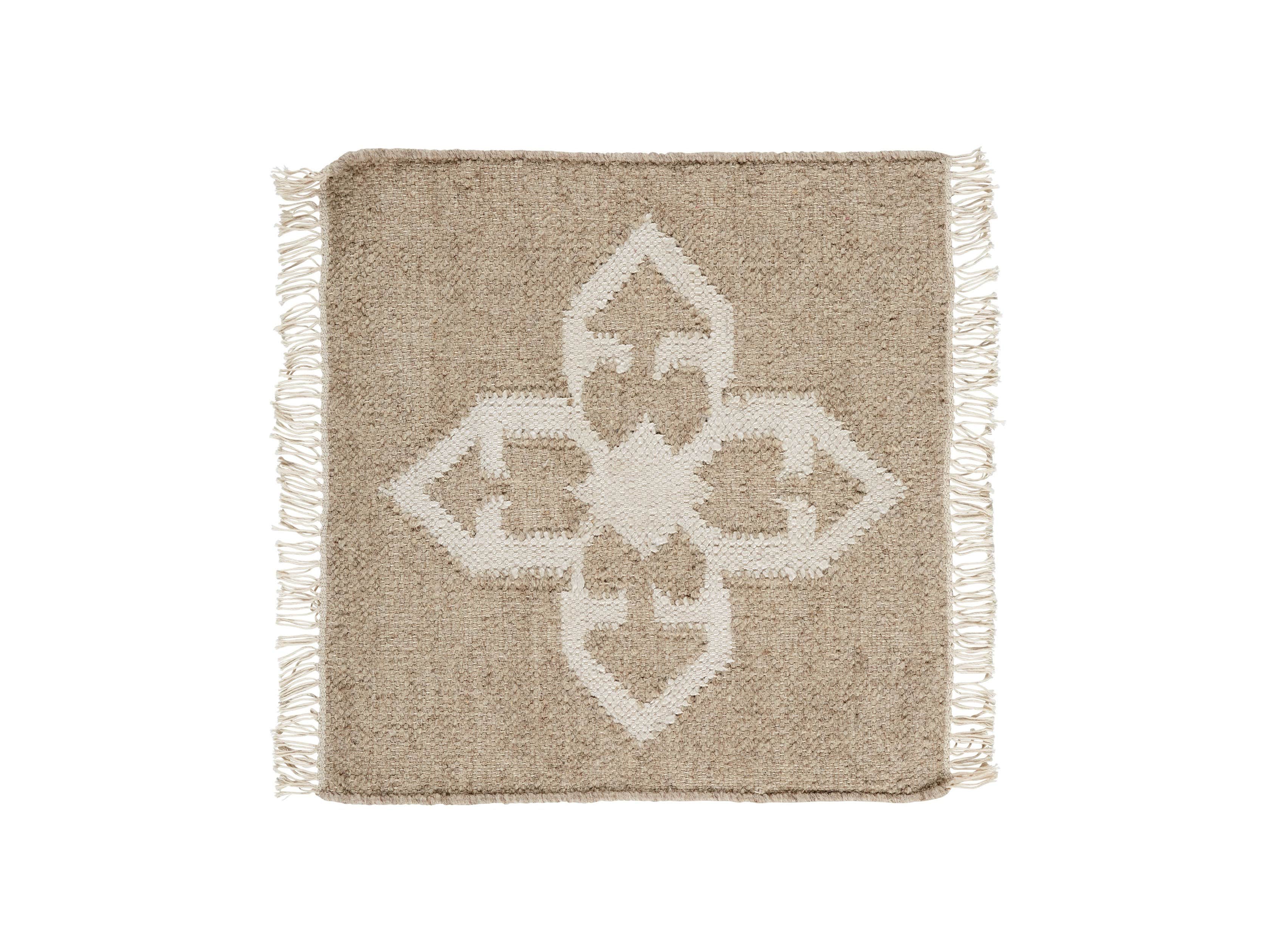 Kenzie Dhurrie Rug #1 18" Swatch