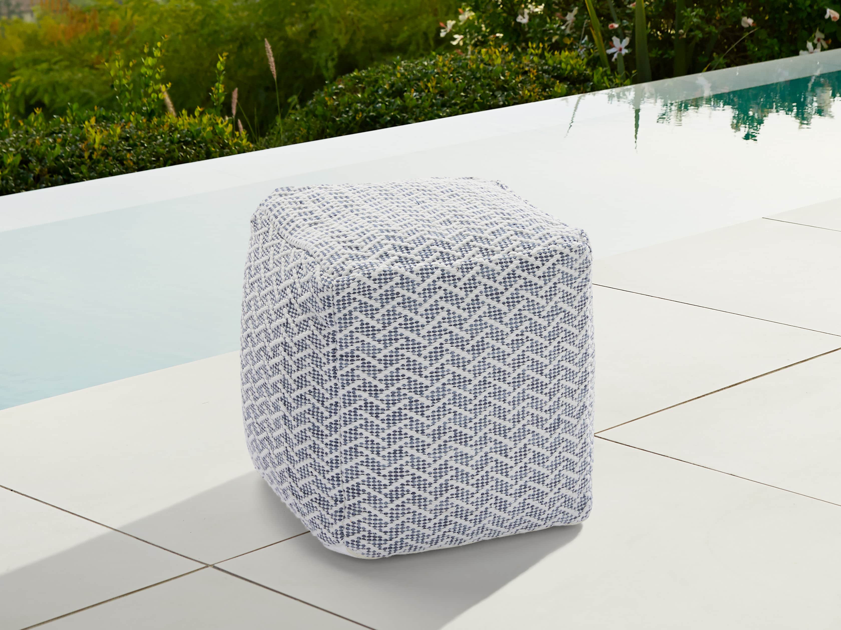 Myrna Performance Pouf, slide 1 of 3
