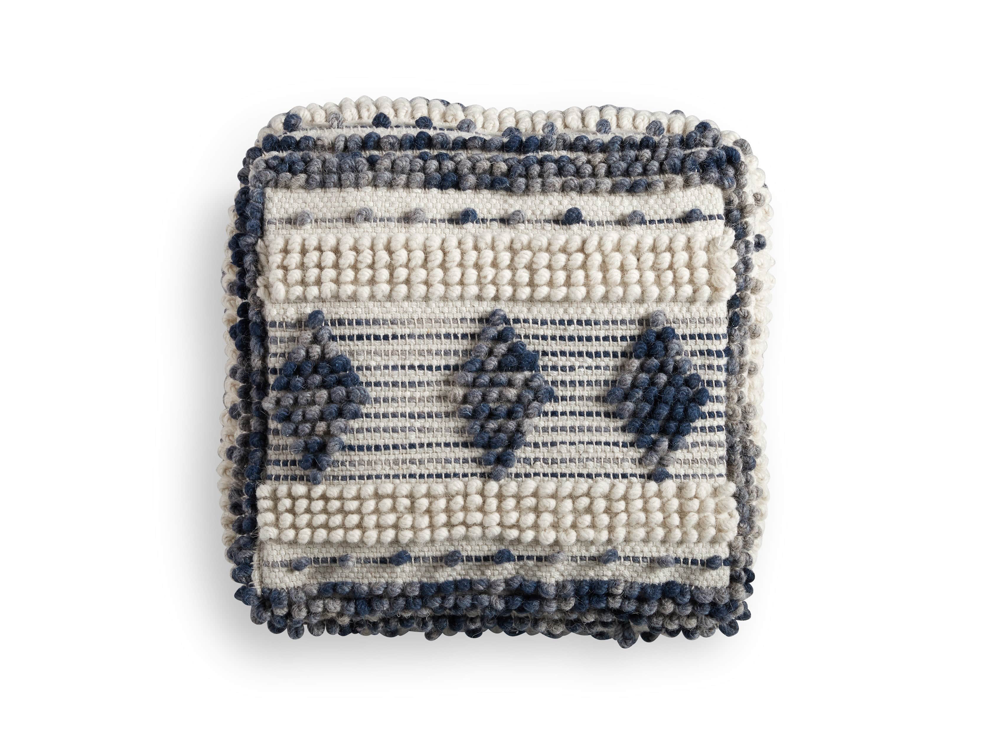 Savoy Wool Pouf, slide 3 of 5