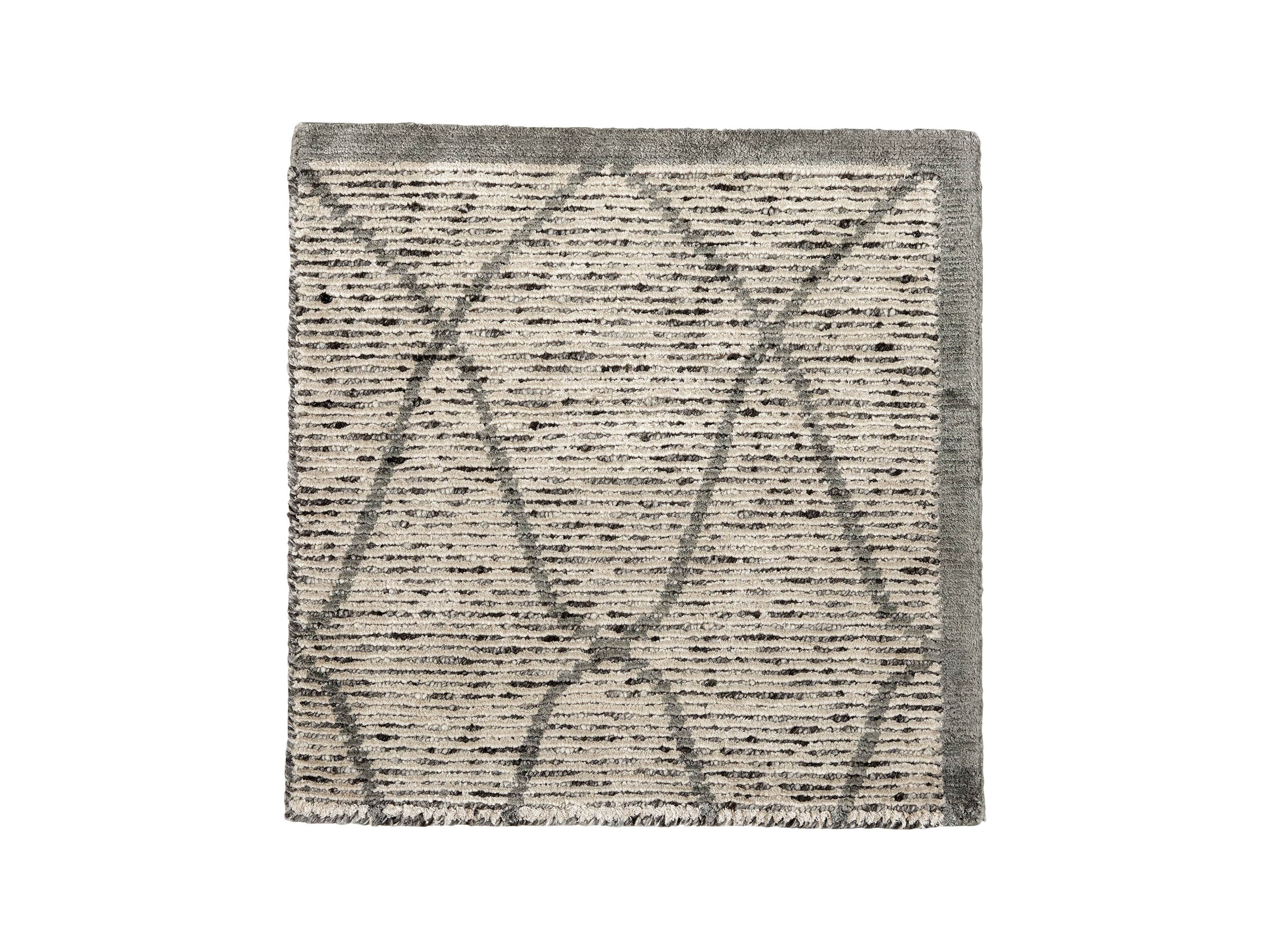 Sloane 18" Hand Knotted Cream Rug Swatch, slide 1 of 1
