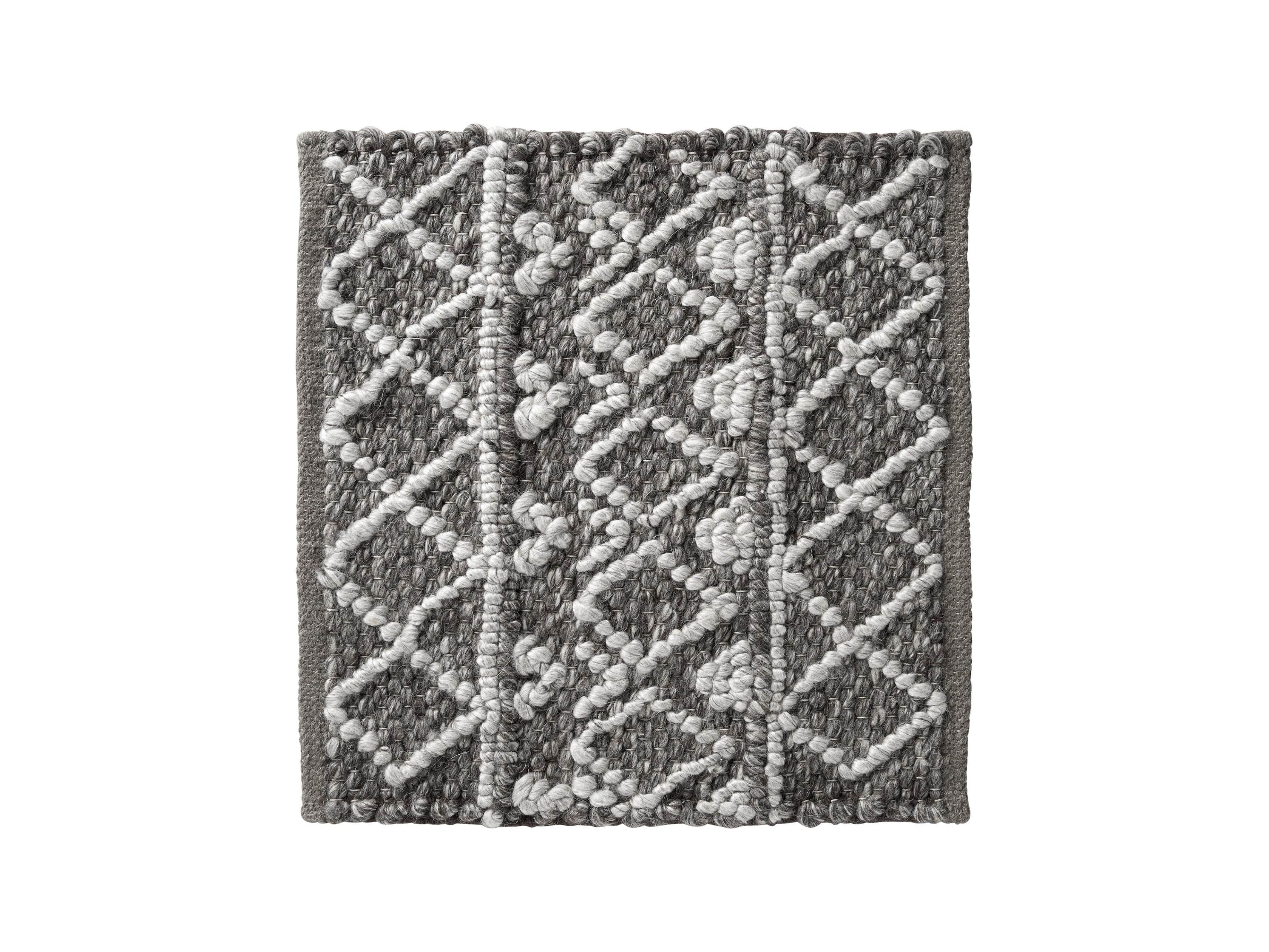 Shilo Handwoven 18" Rug Swatch in Graphite, slide 1 of 1