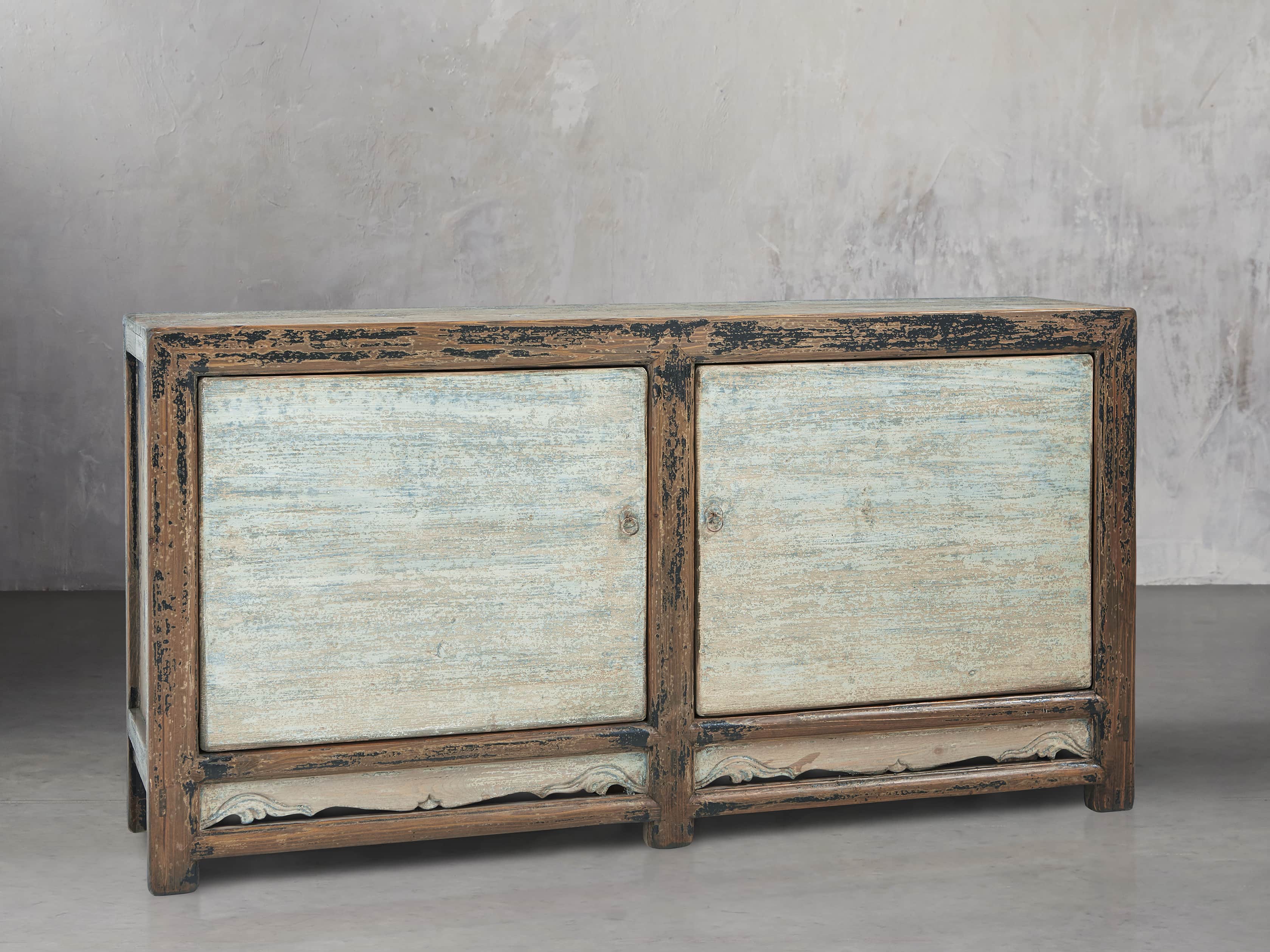 Waverly Medium Blue 2 Door Cabinet