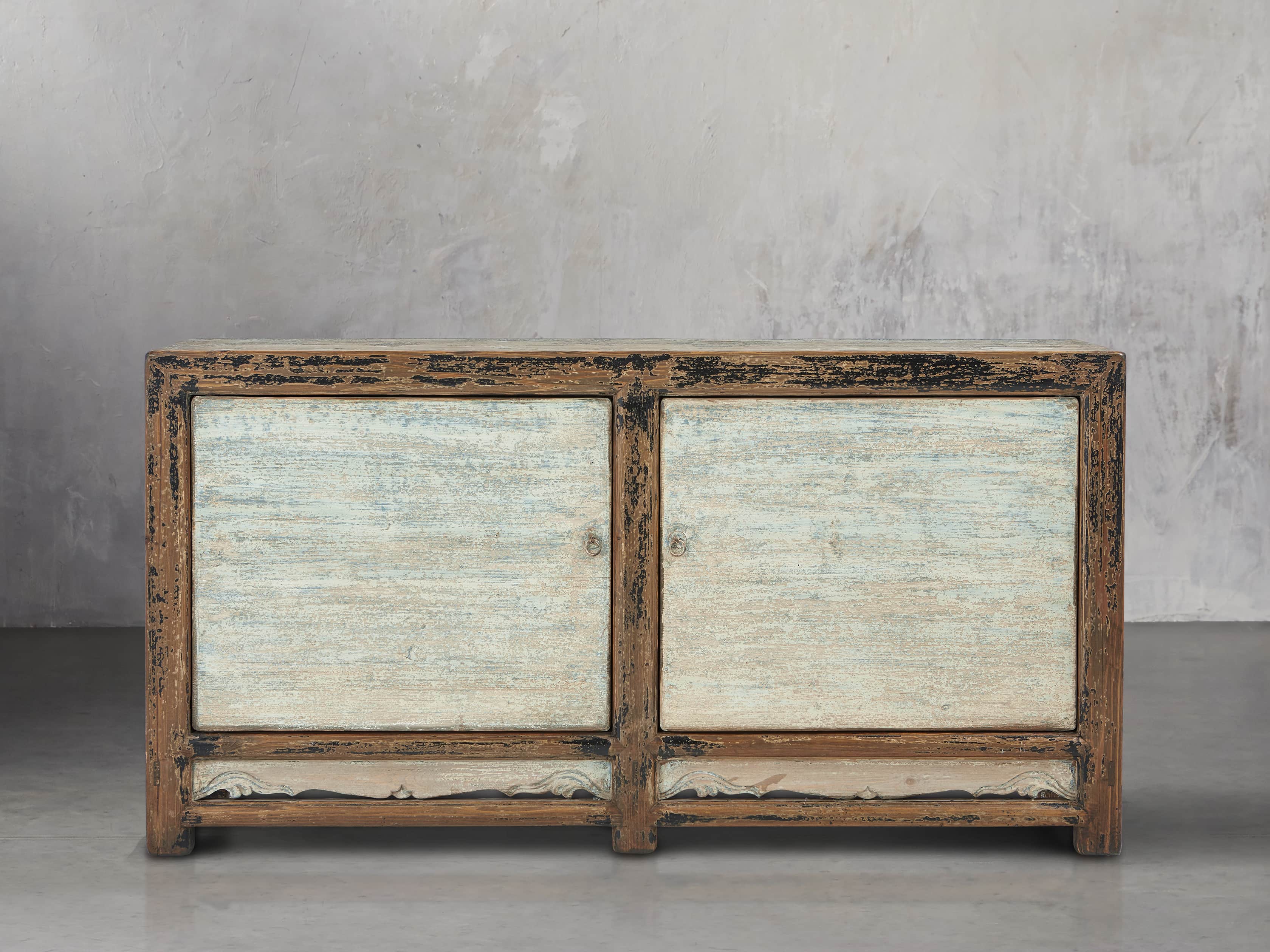 Waverly Medium Blue 2 Door Cabinet