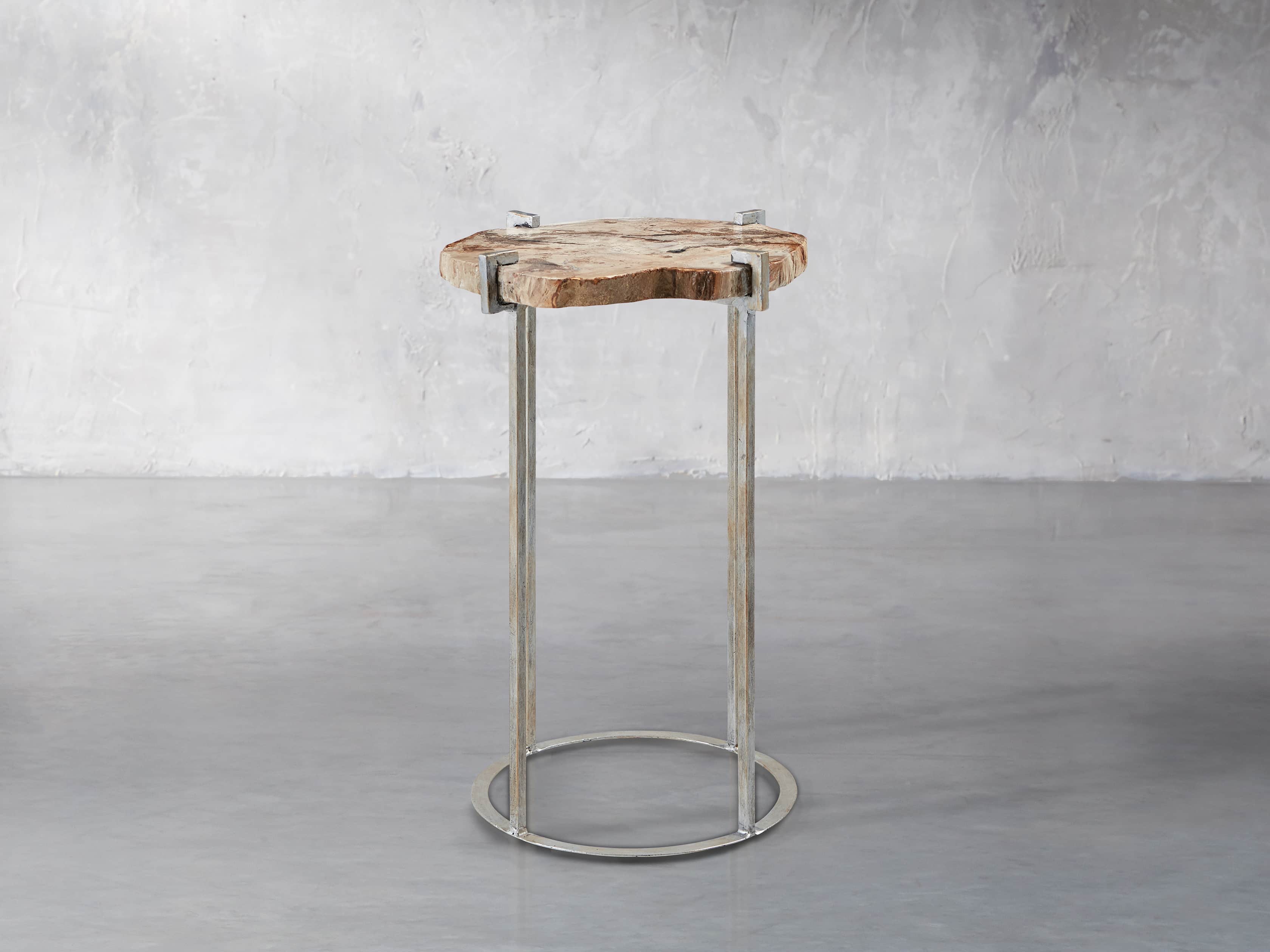 Petrified Side Table Arhaus