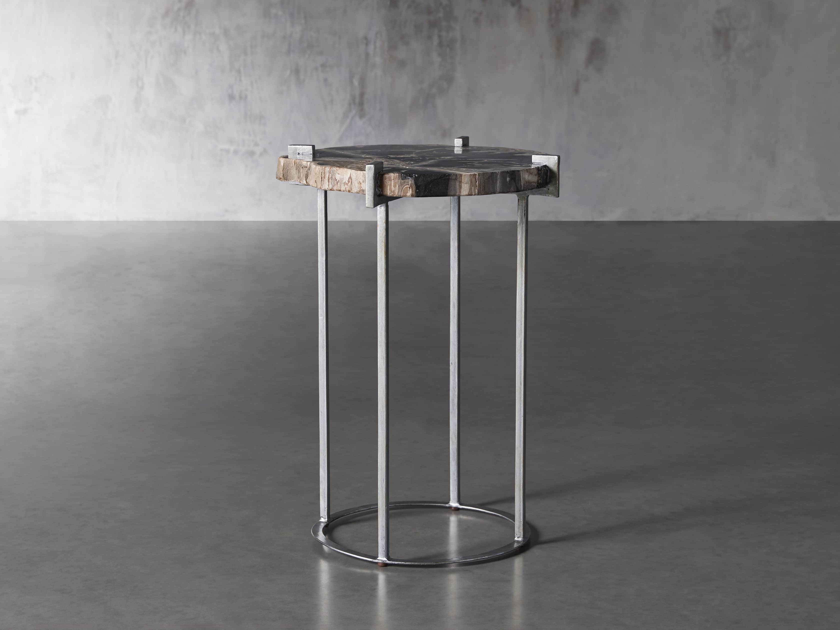Petrified Accent Table