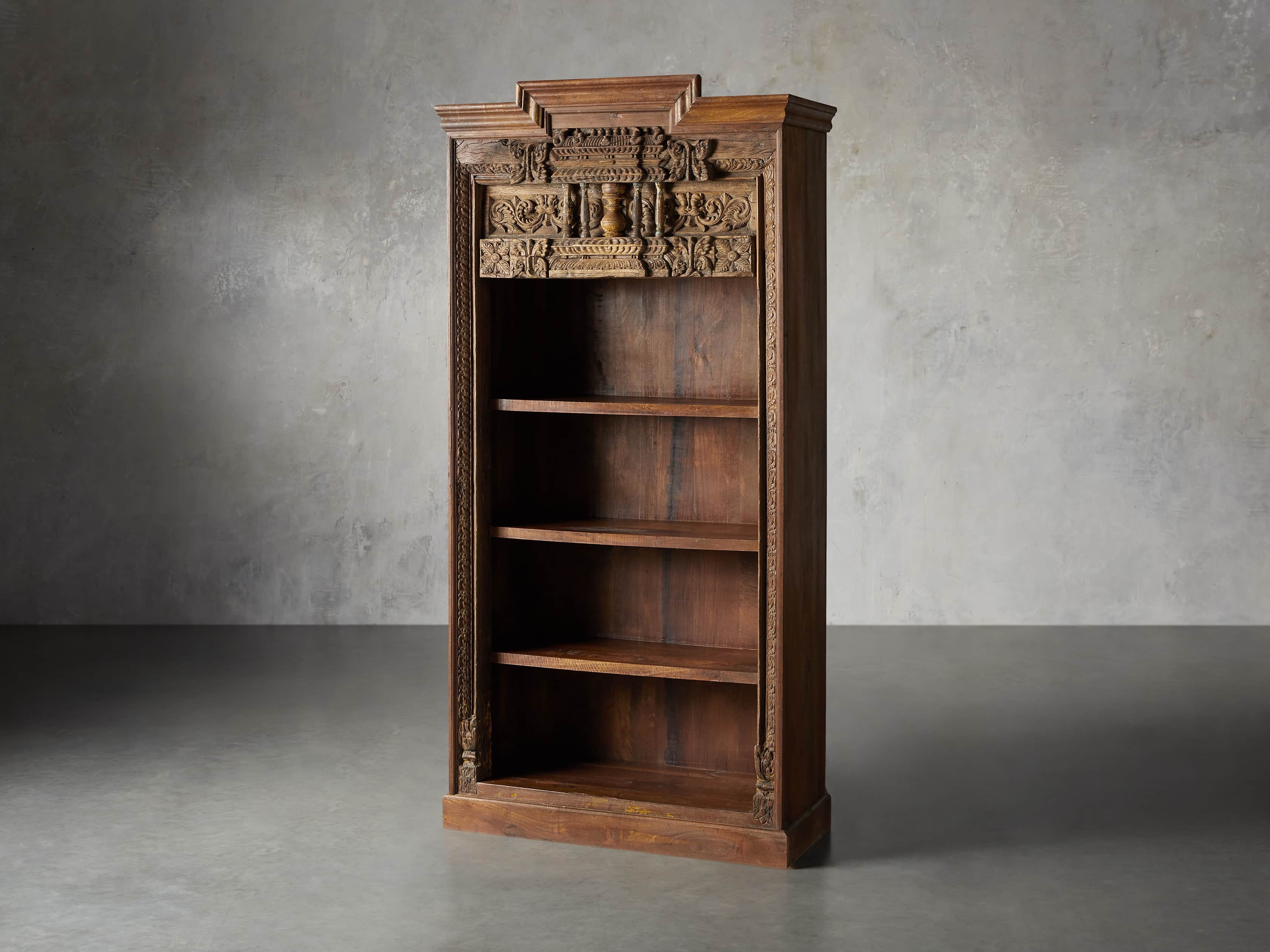 78" Reclaimed Door-Frame Bookcase