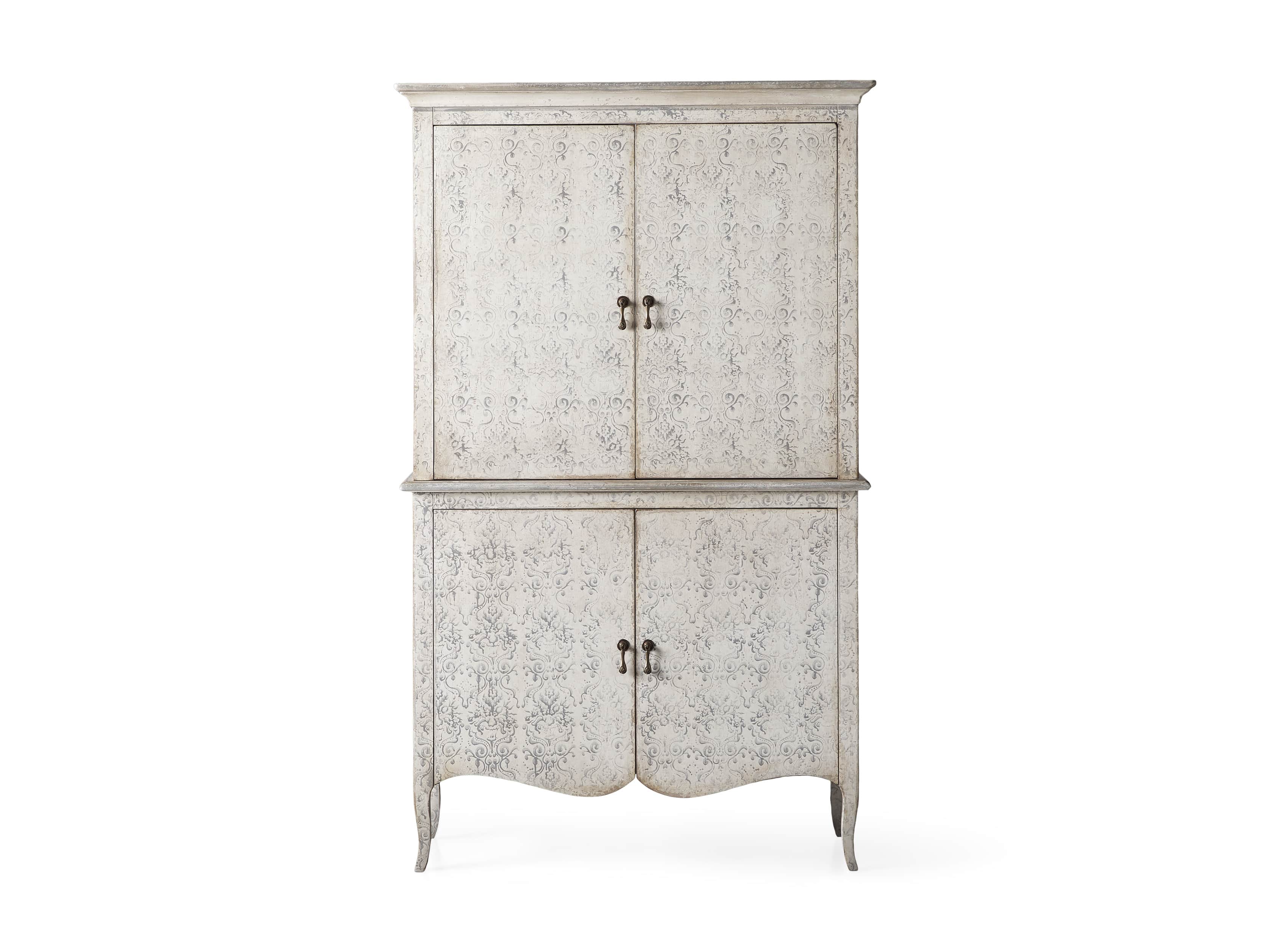 Amalfi 44.5" Modello Isabella 4 Door Chest in Bianco, slide 5 of 5