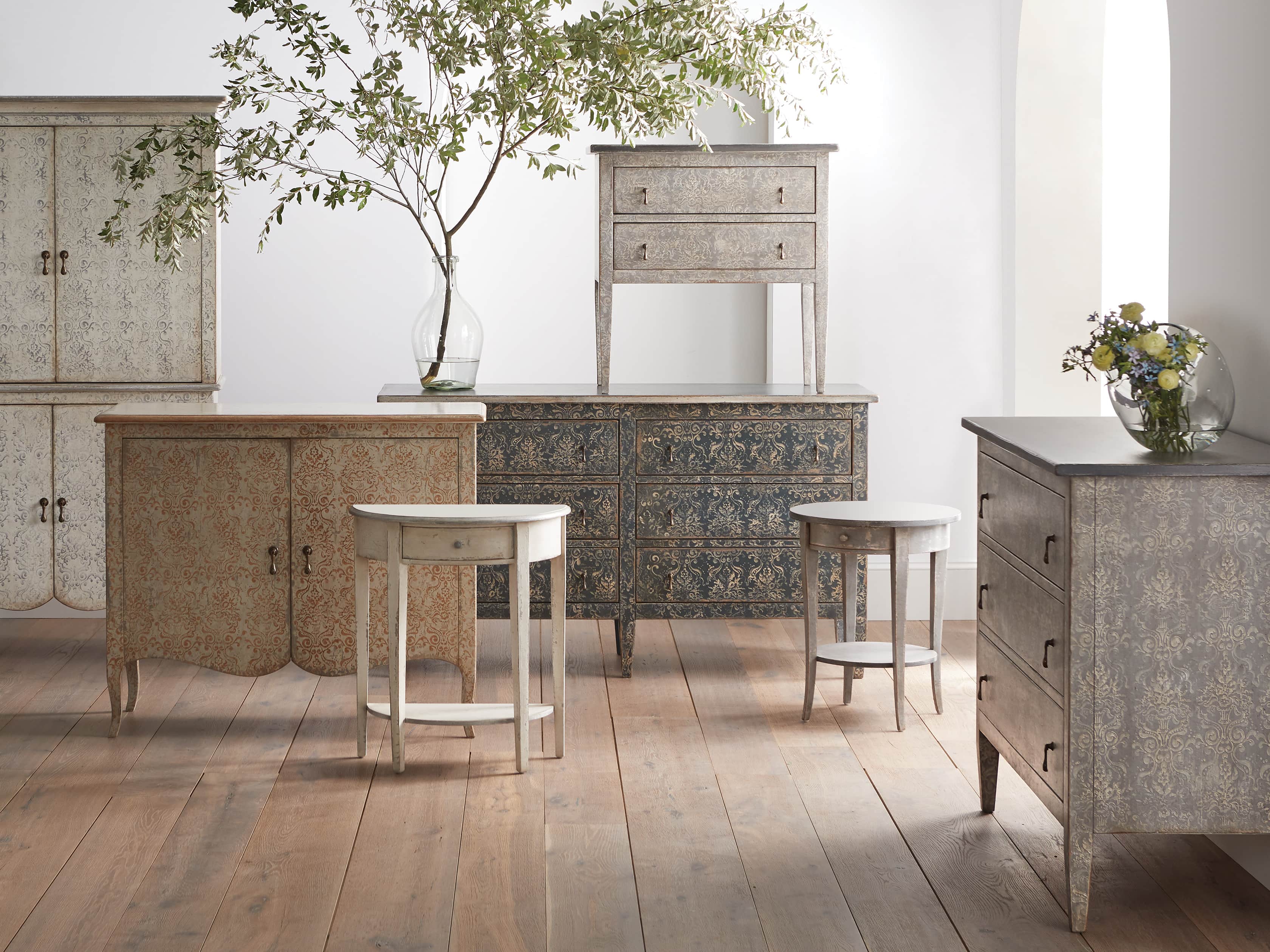 View the Amalfi Two Door Chest in Terracotta
