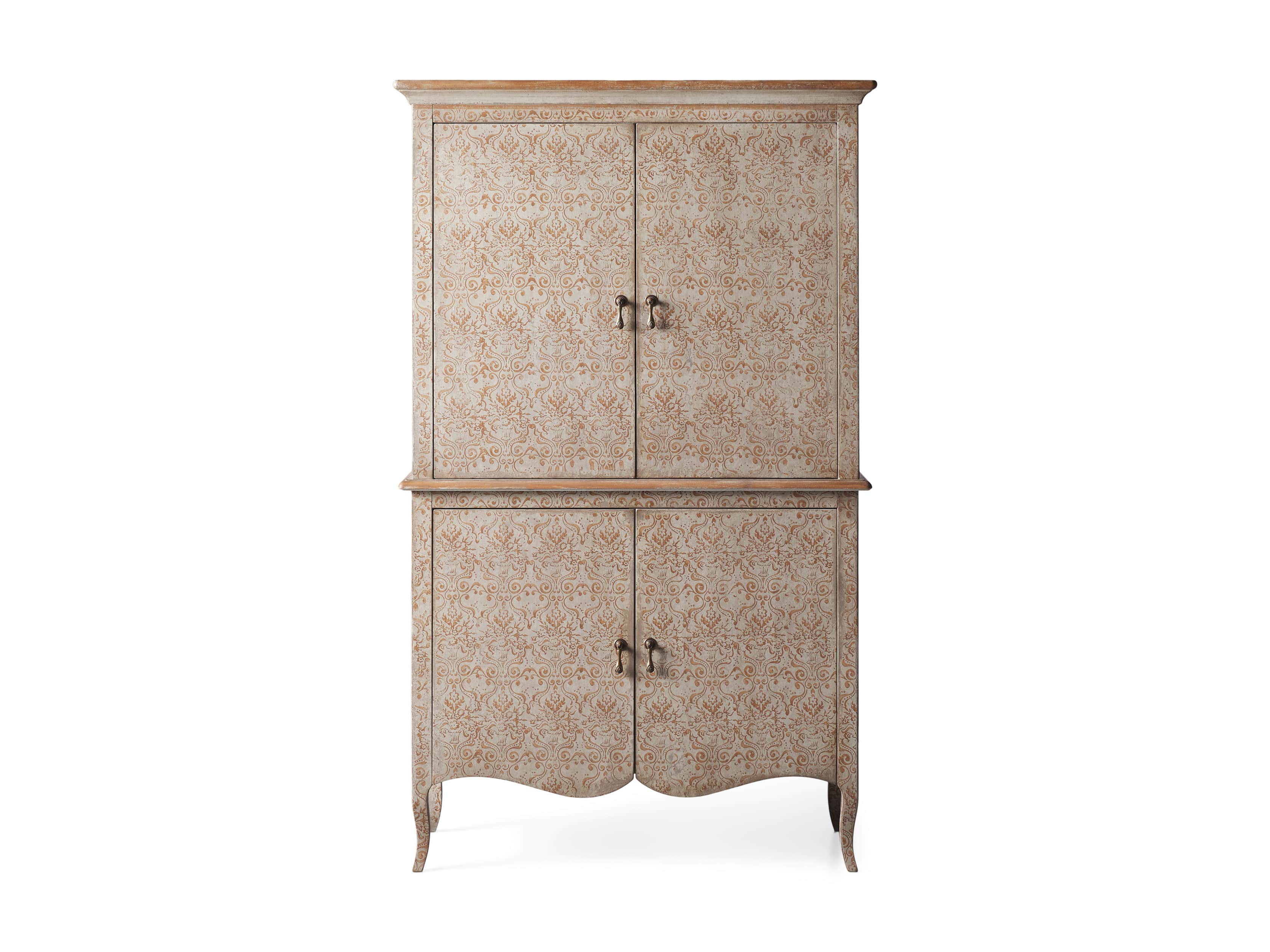 Amalfi 44.5" Modello Isabella 4 Door Chest in Terracotta, slide 5 of 5