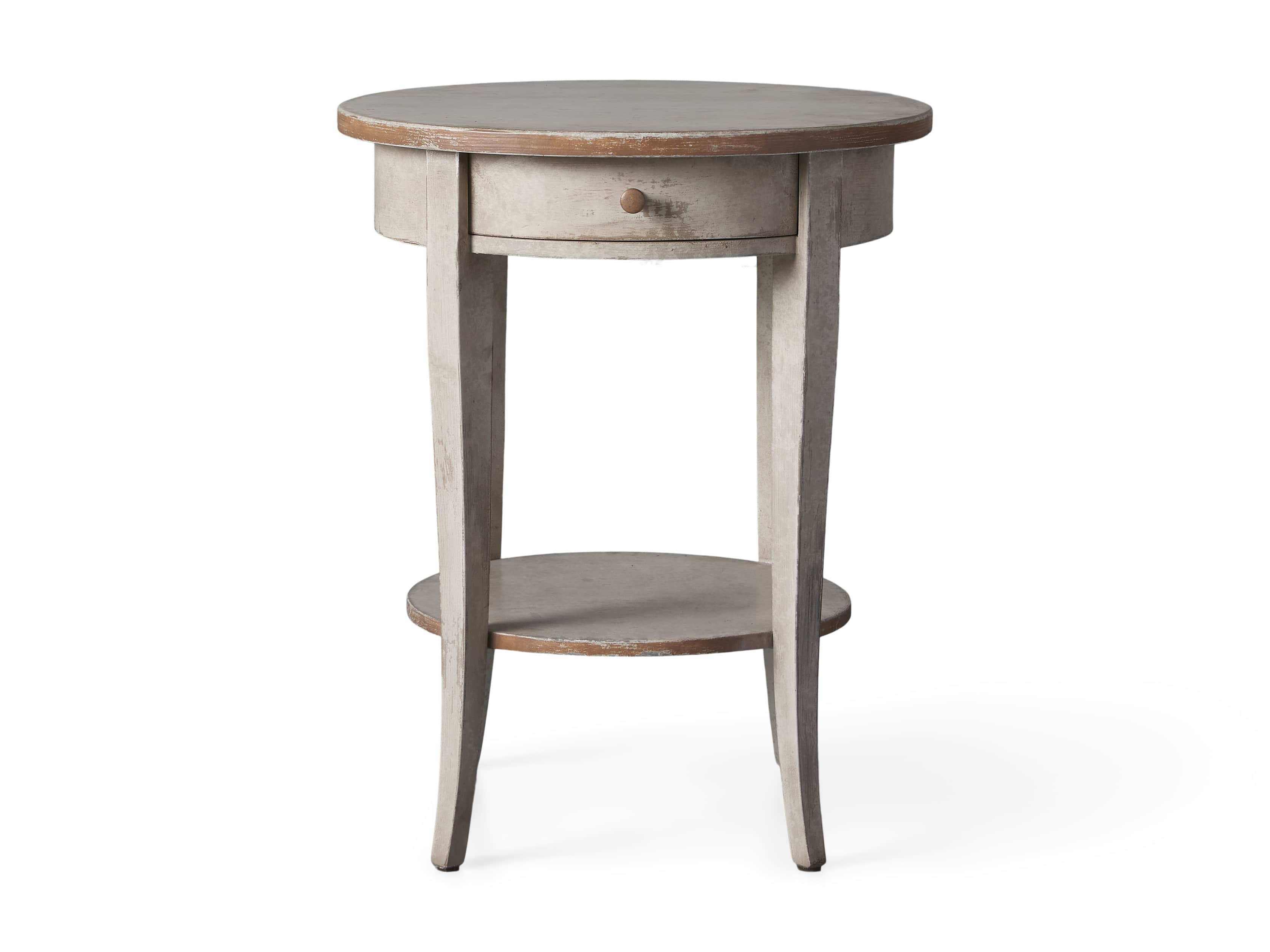 Amalfi 20" Round Side Table in Terracotta, slide 4 of 5