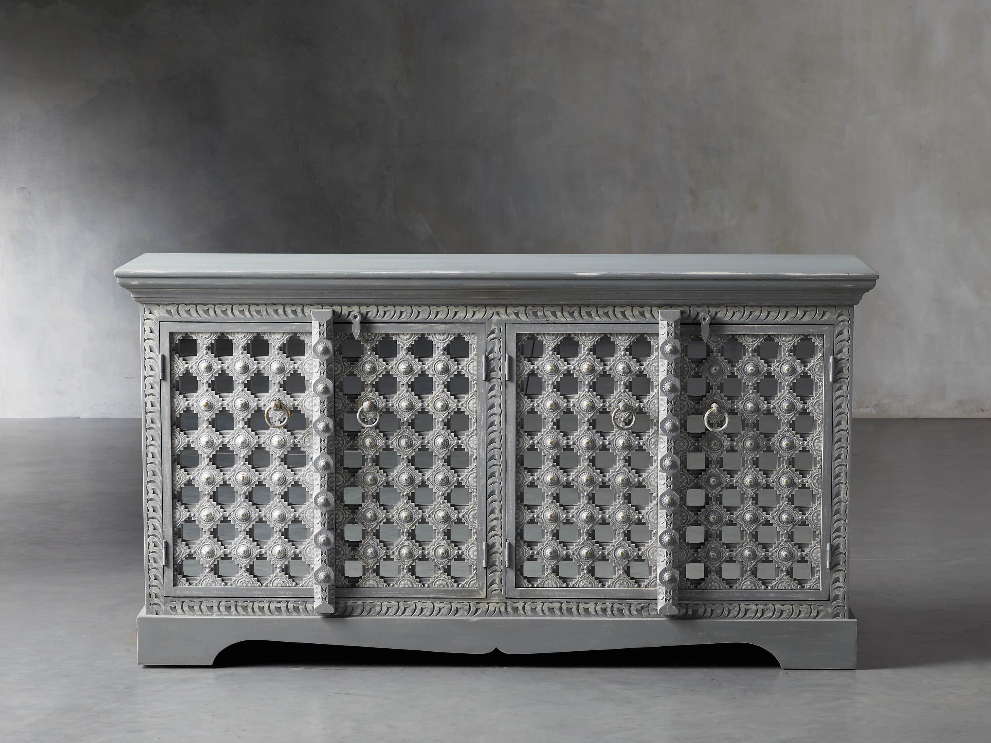 Anika 60" Console in Grey