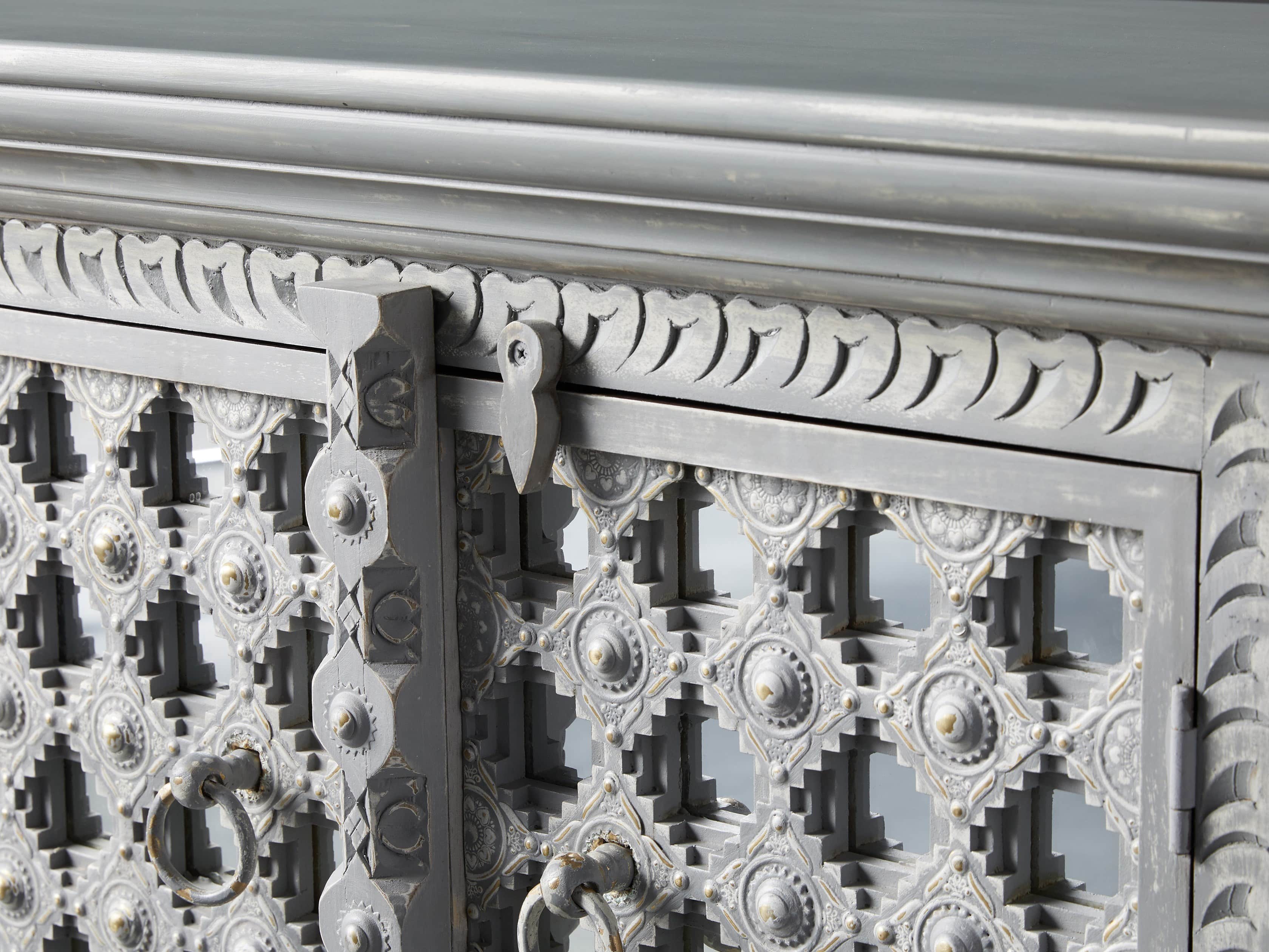 Anika 60" Console in Grey