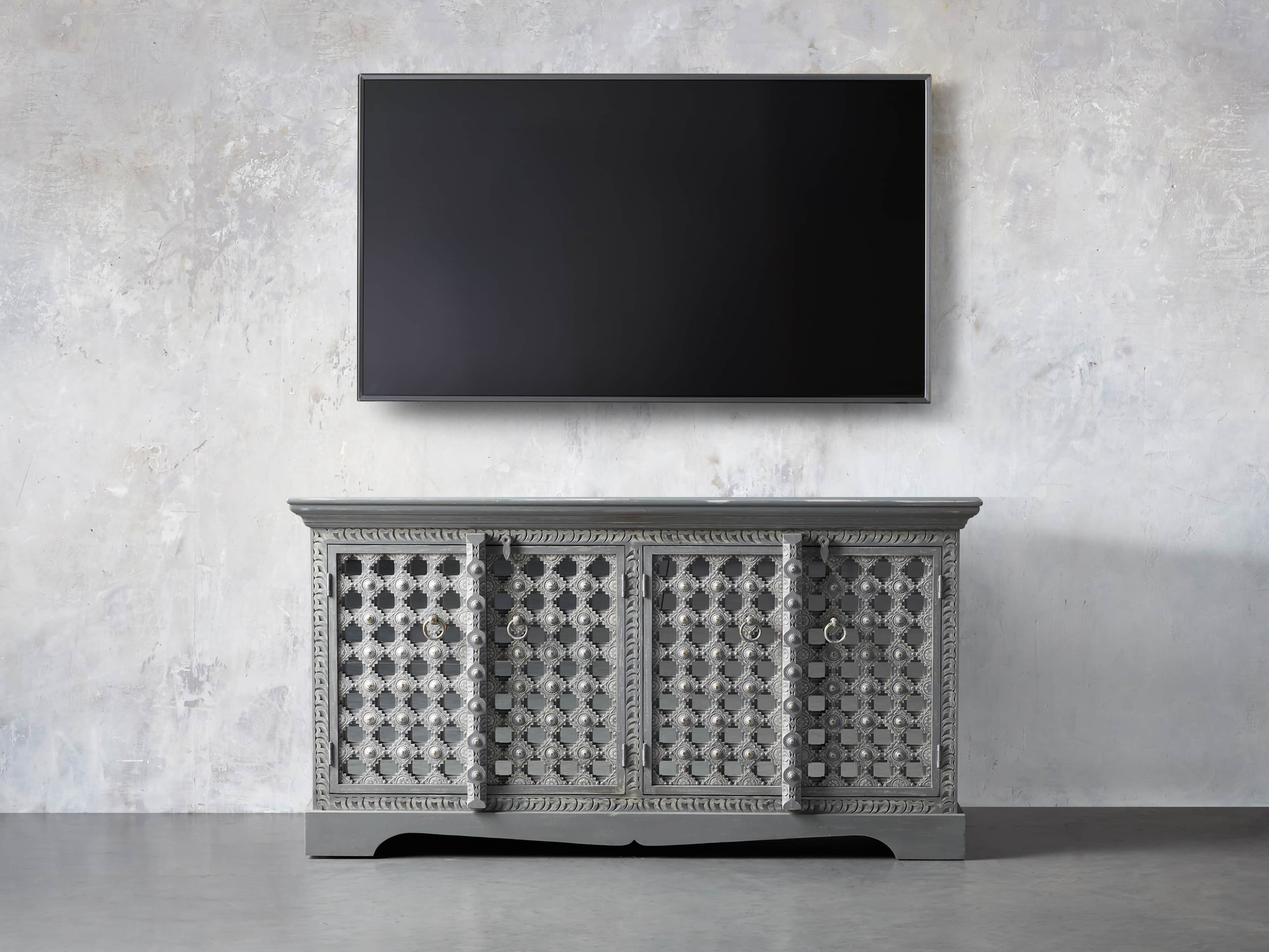 Anika 60" Console in Grey
