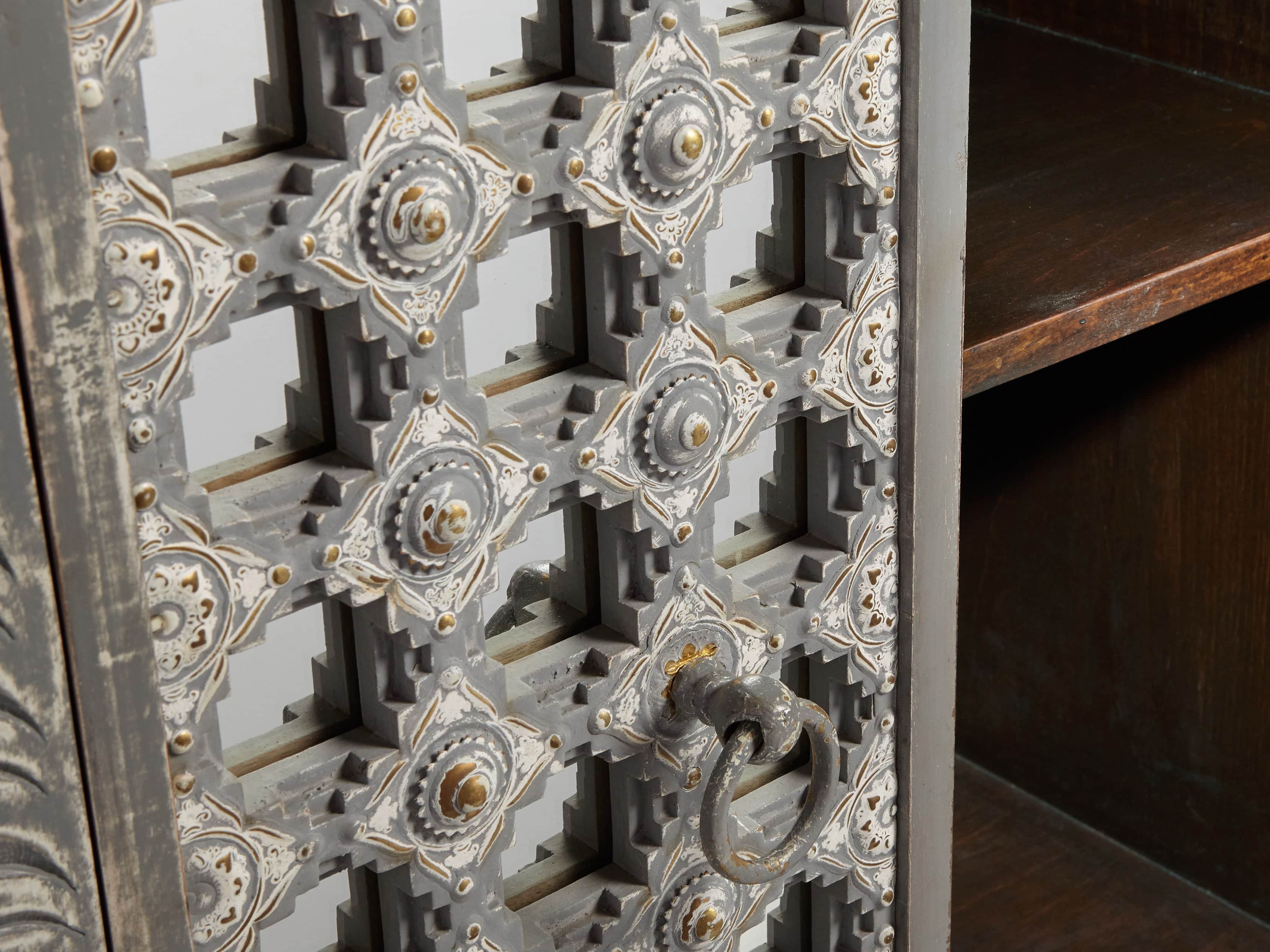 Anika 28" Armoire in Grey, slide 5 of 6