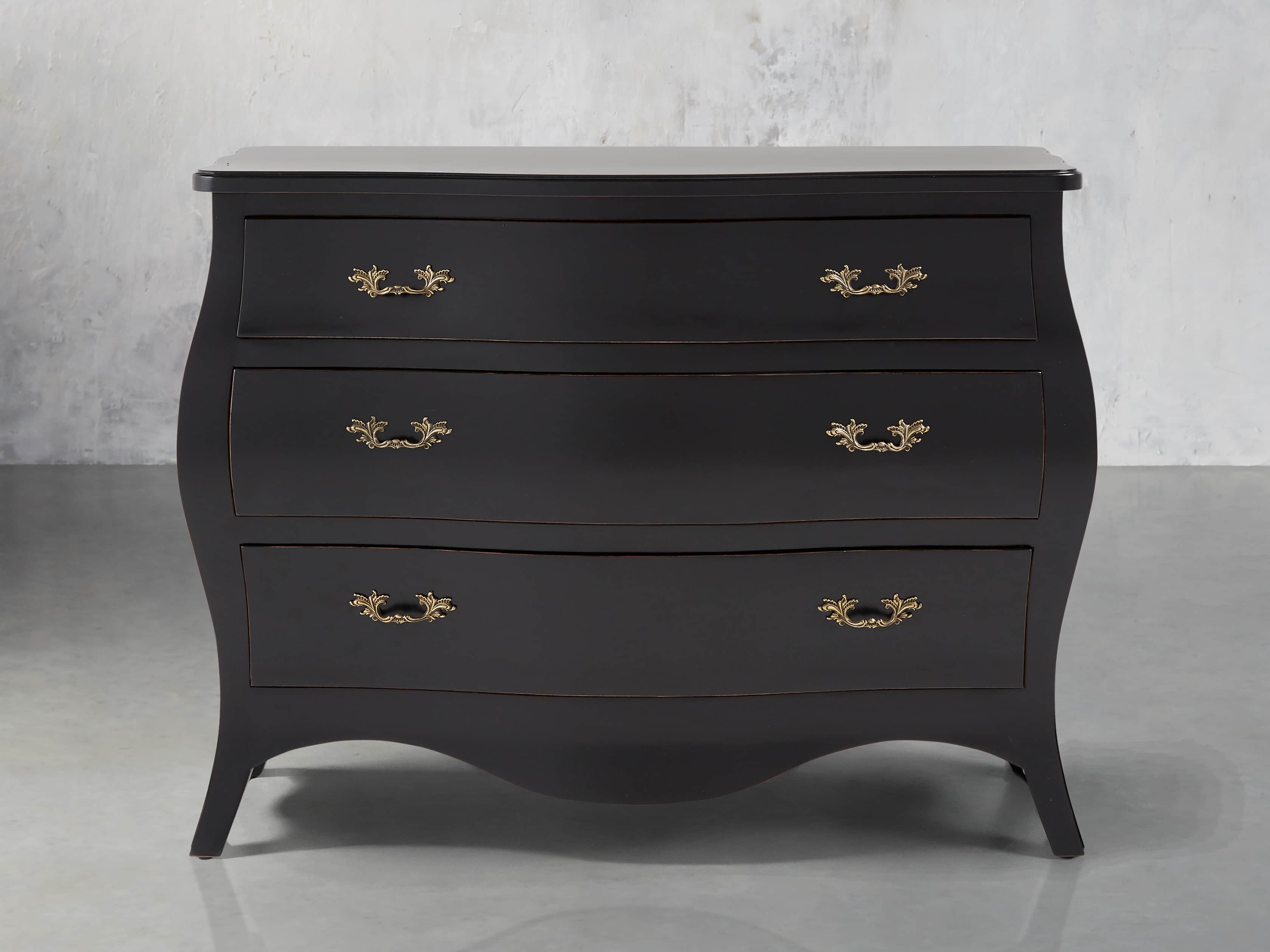 Bombay 3 Drawer Chest in Black