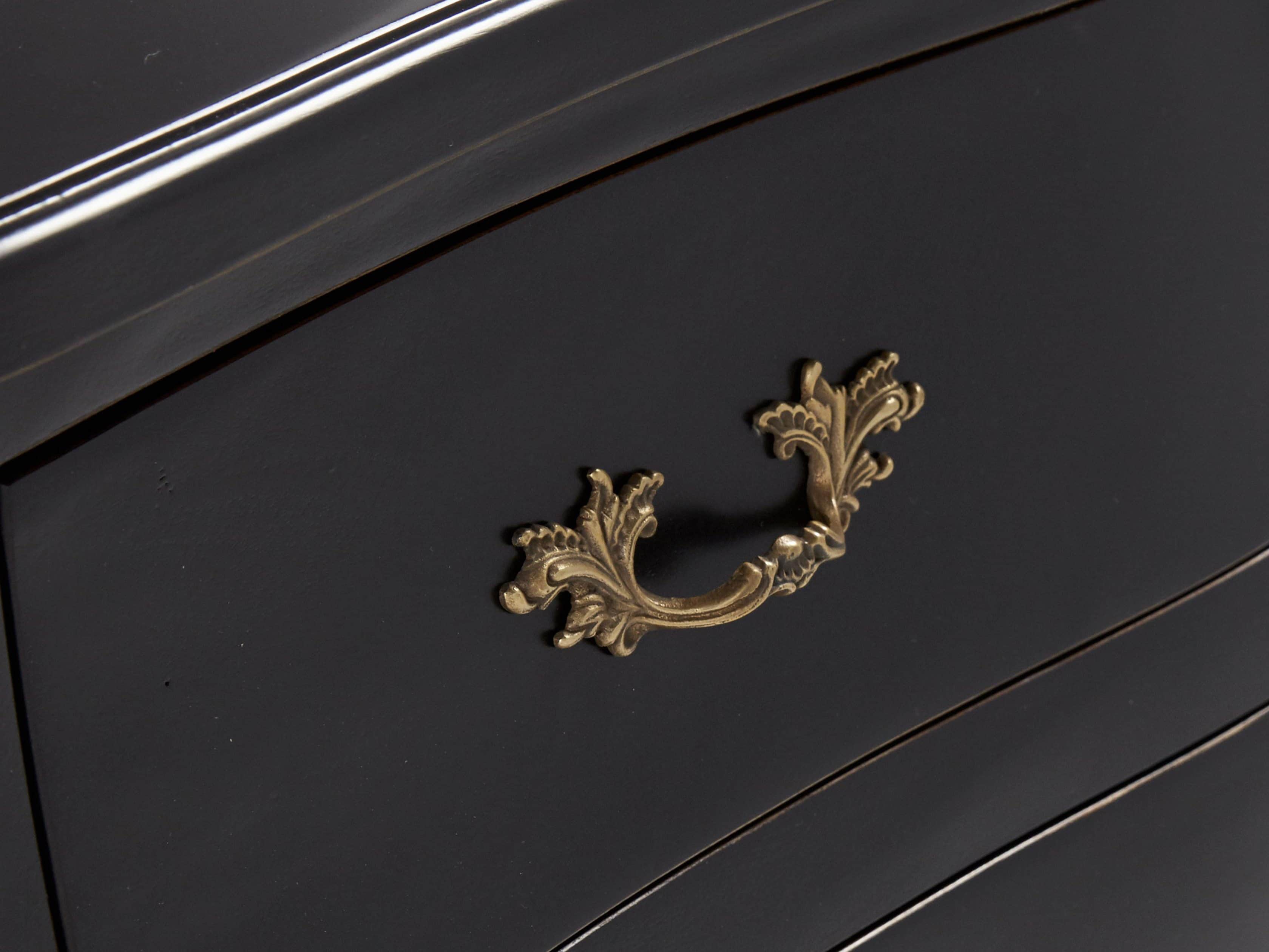 Bombay 3 Drawer Chest in Black