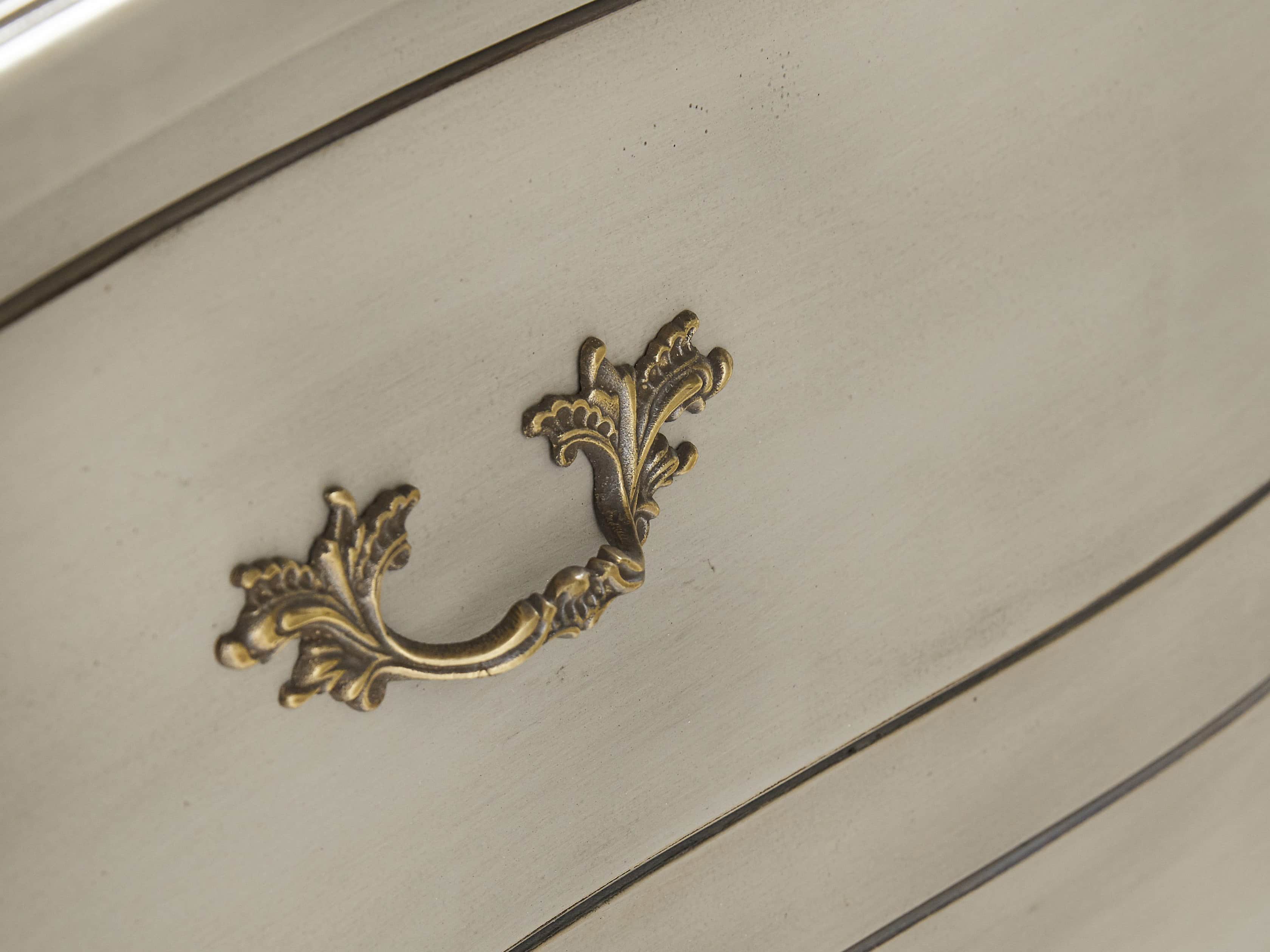 Bombay 3 Drawer Chest in Grey