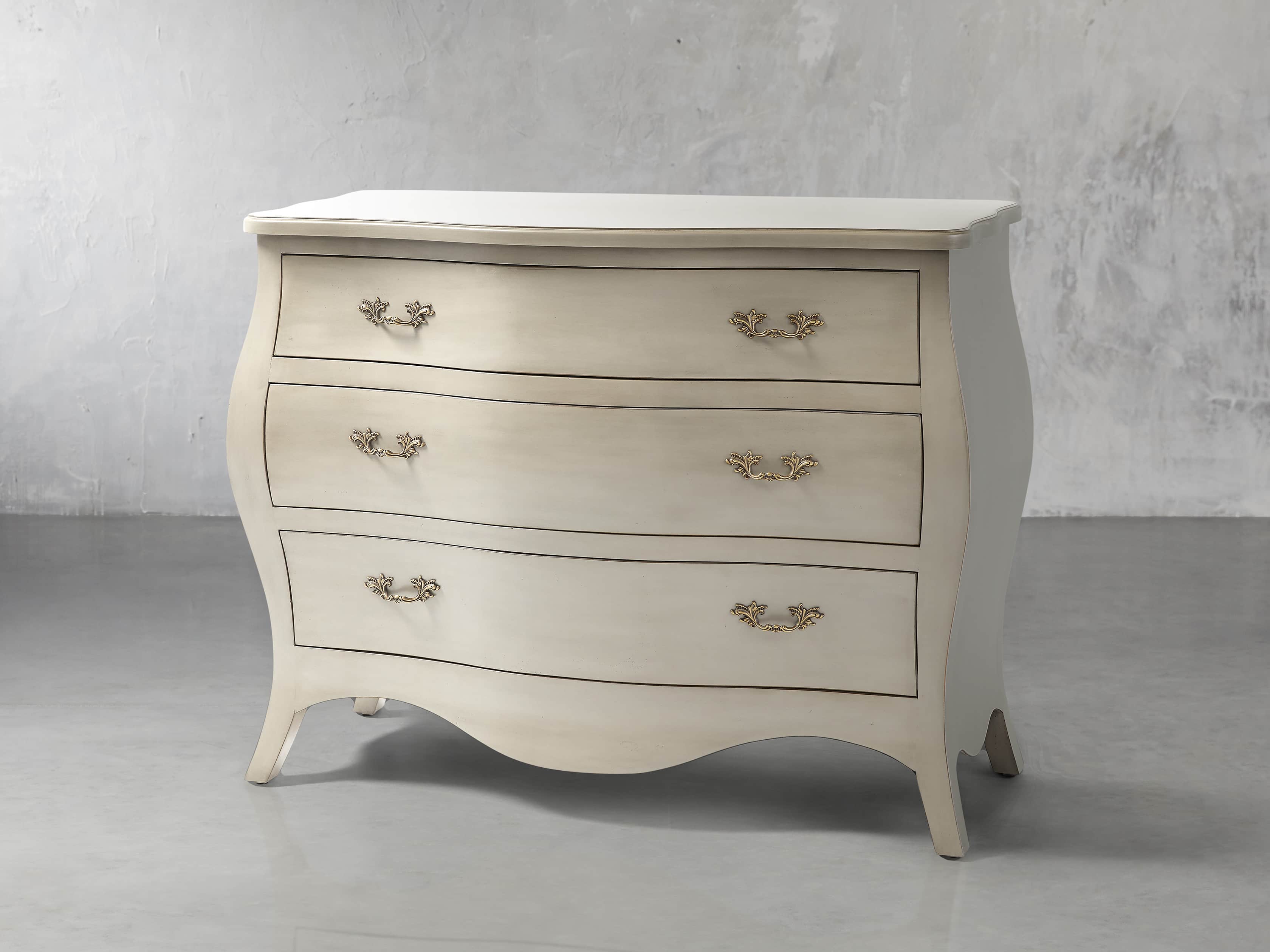 Bombay 3 Drawer Chest in Grey