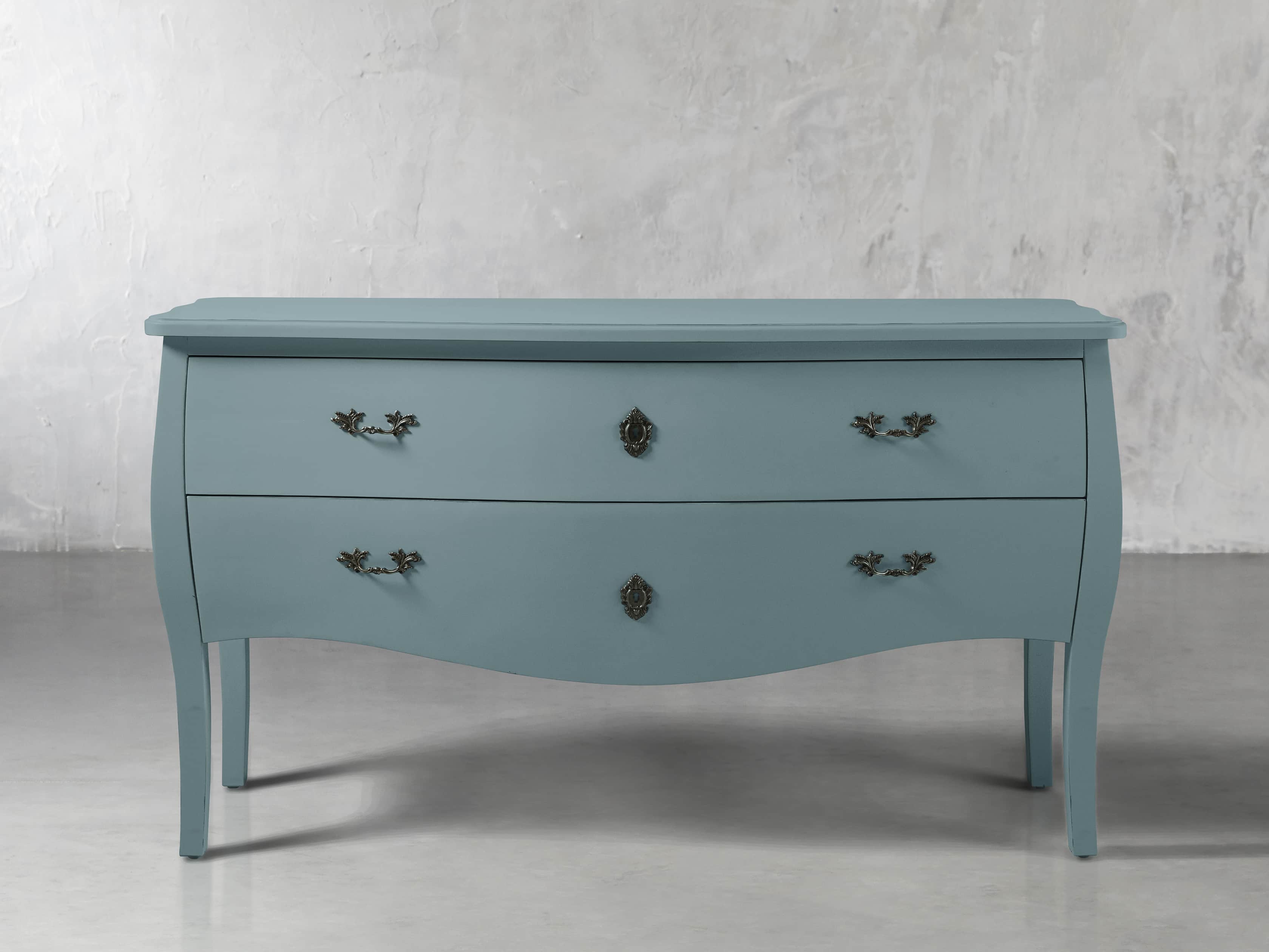 Bombay Large 2 Drawer Chest in Bay Green