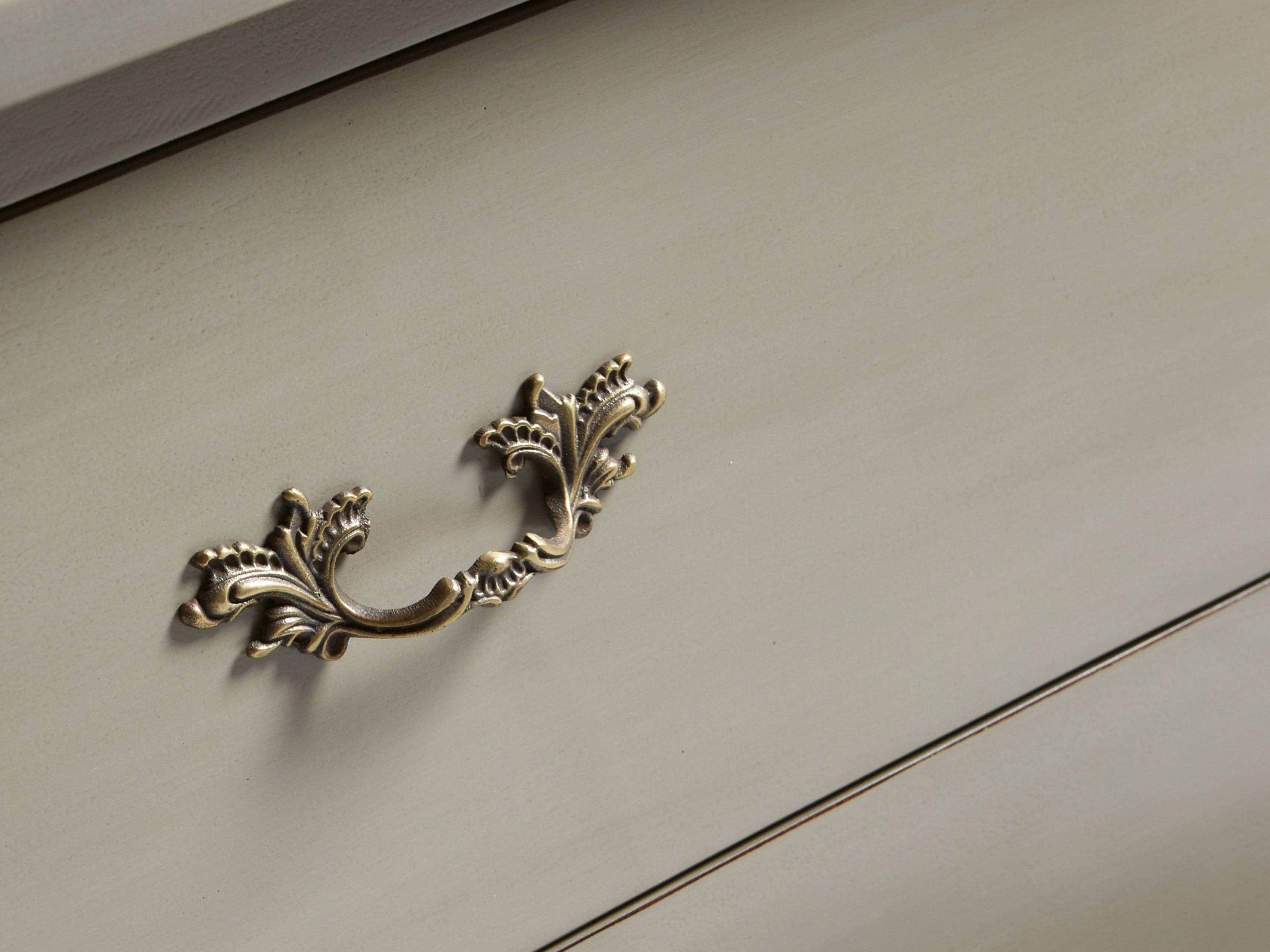 Bombay Large 2 Drawer Chest in Grey