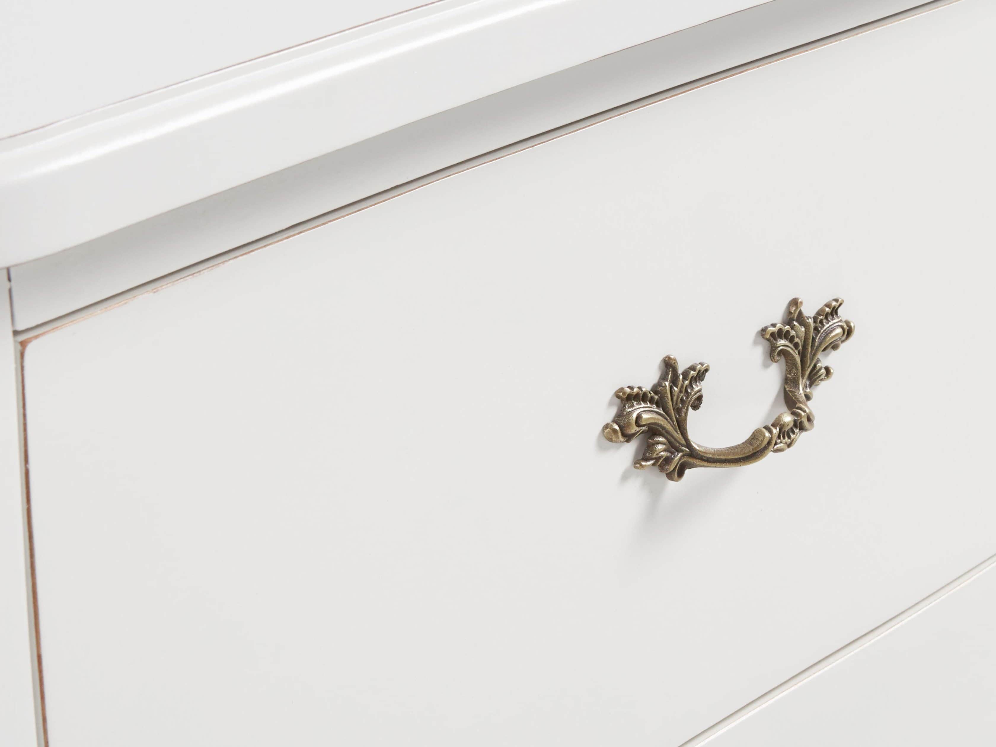 Bombay Large 2 Drawer Chest in White
