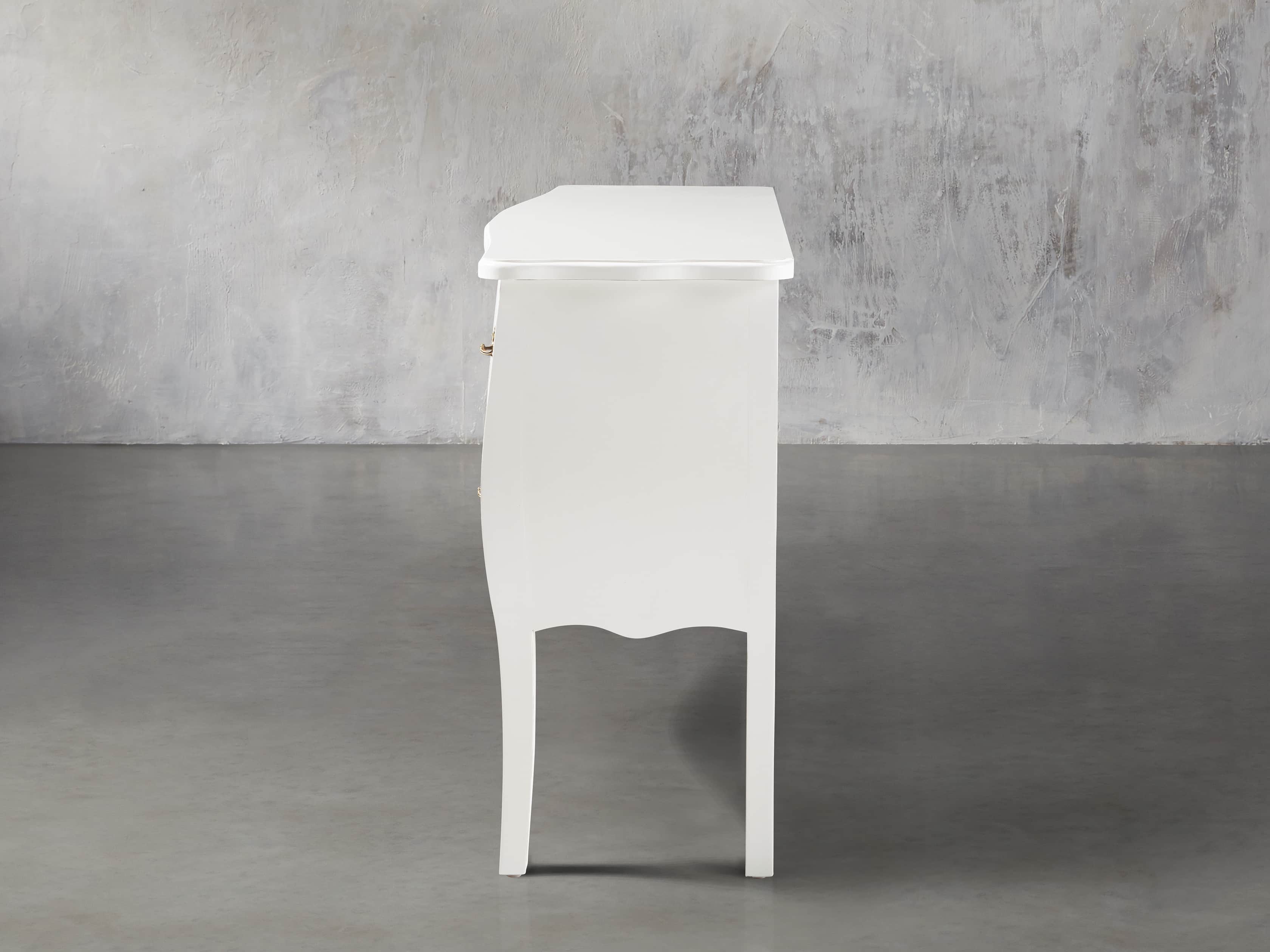 Bombay Large 2 Drawer Chest in White