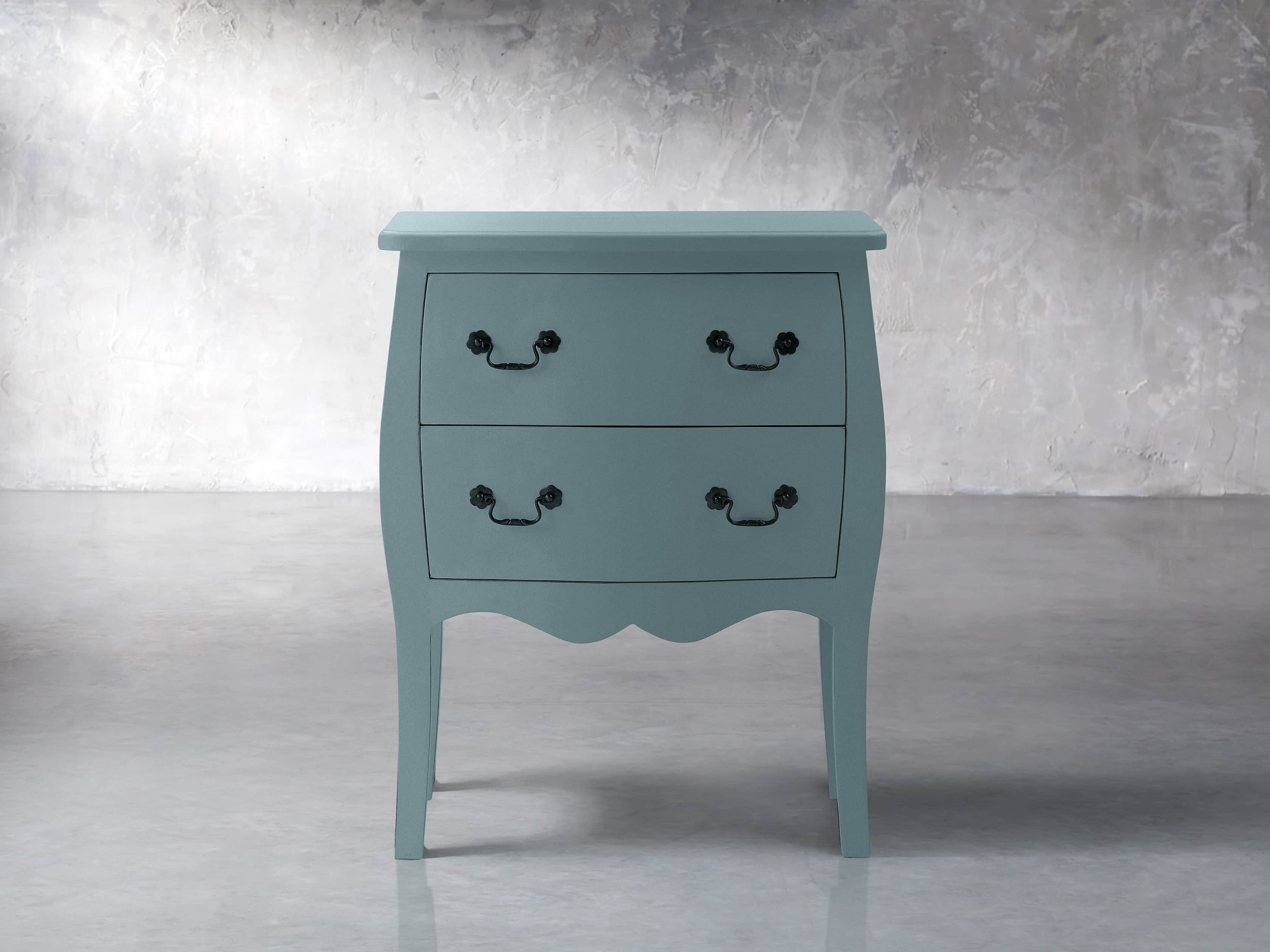 Bombay Small 2 Drawer Chest in Bay Green