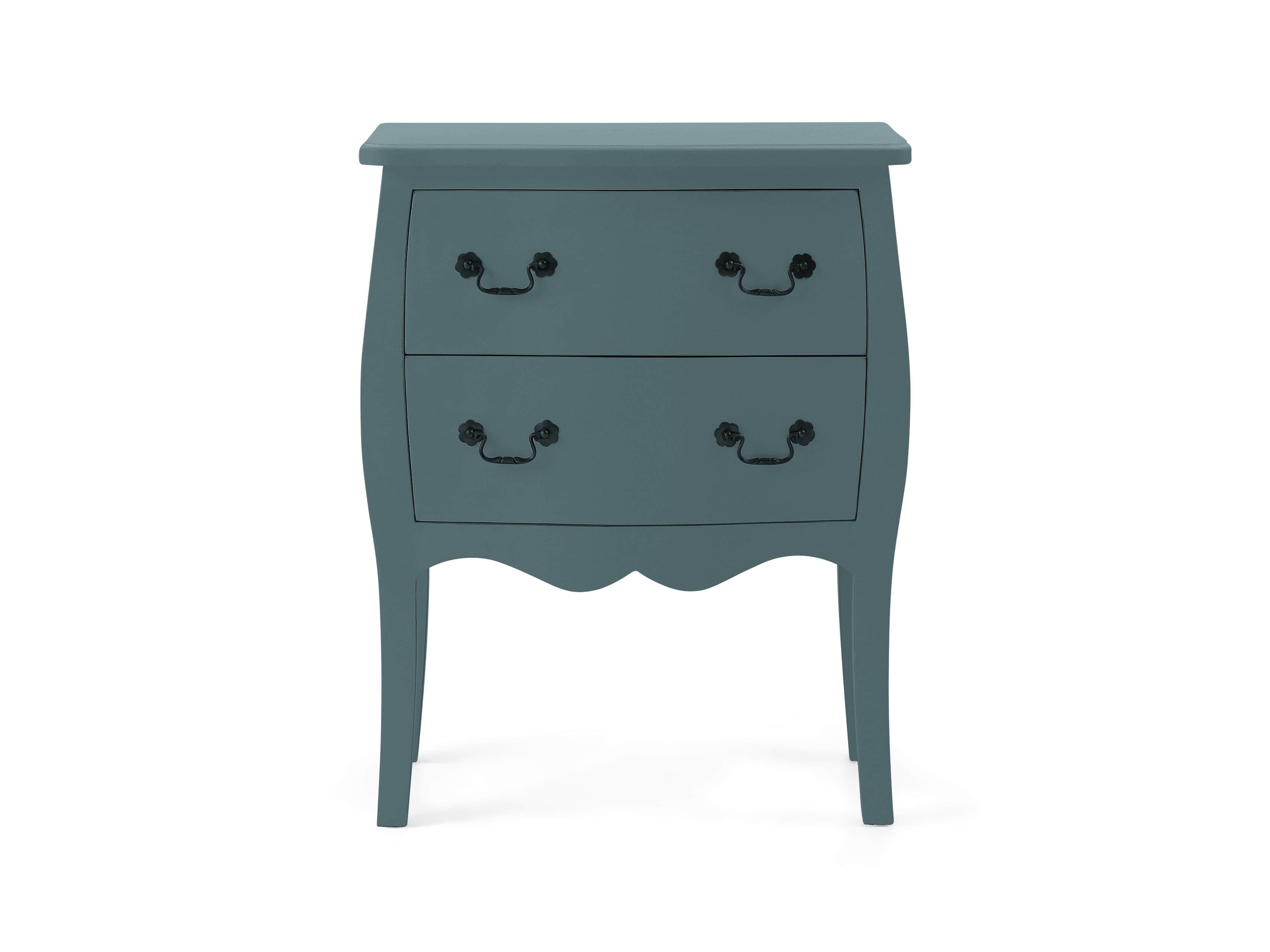 Bombay Small 2 Drawer Chest in Bay Green