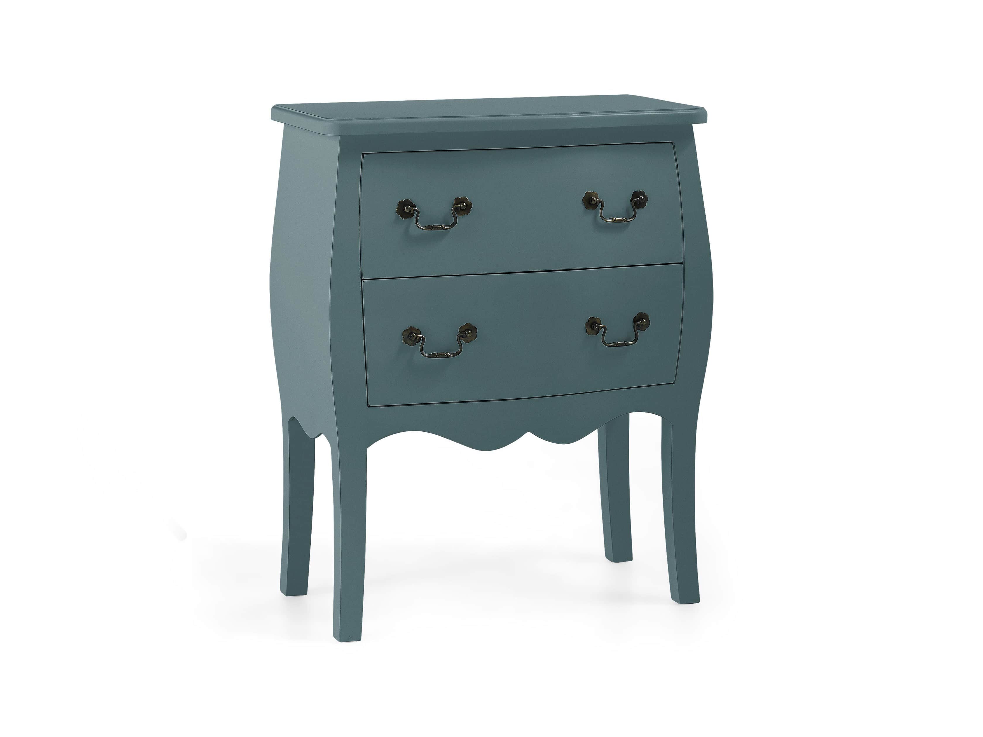 Bombay Small 2 Drawer Chest in Bay Green