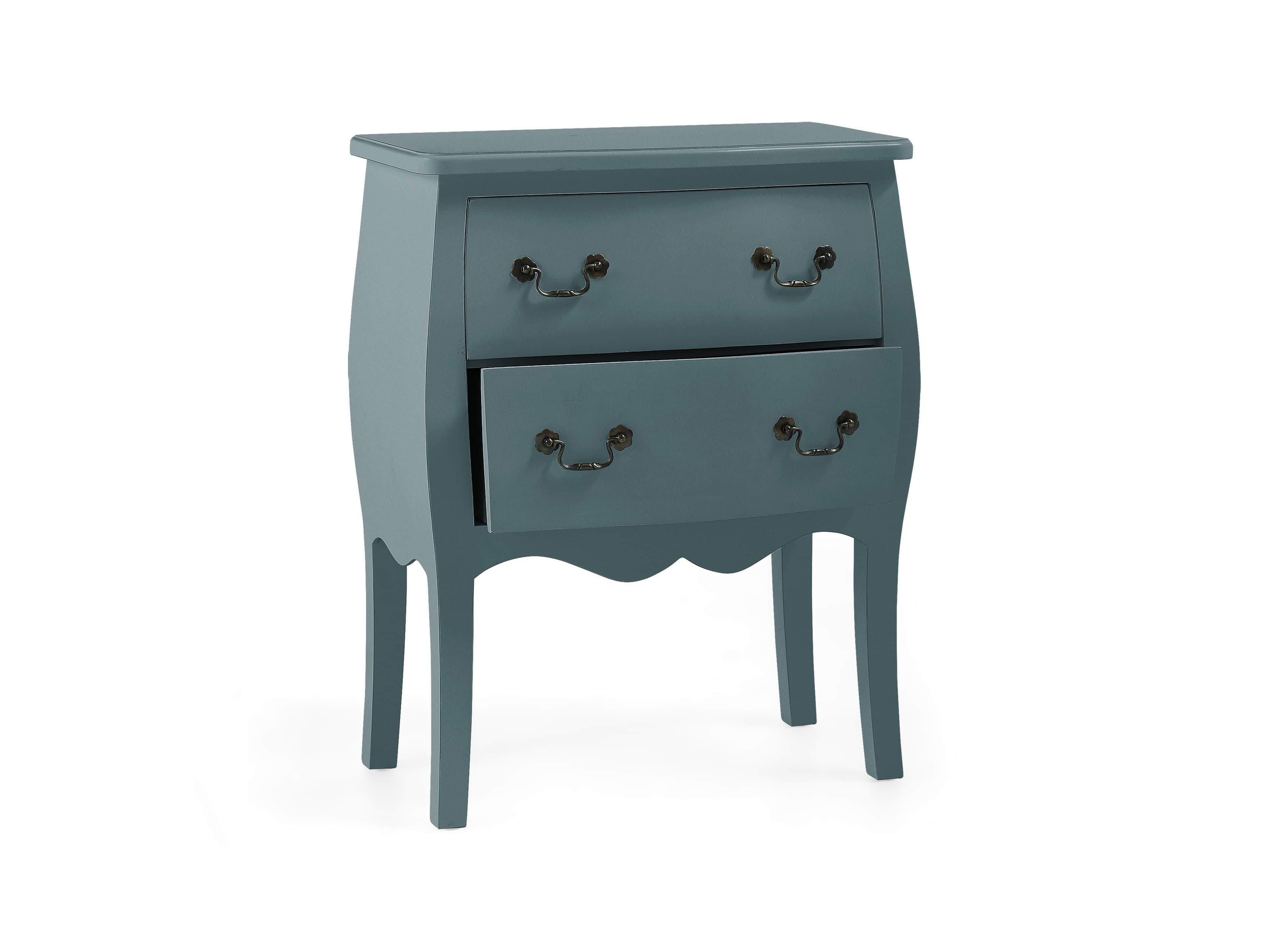 Bombay Small 2 Drawer Chest in Bay Green