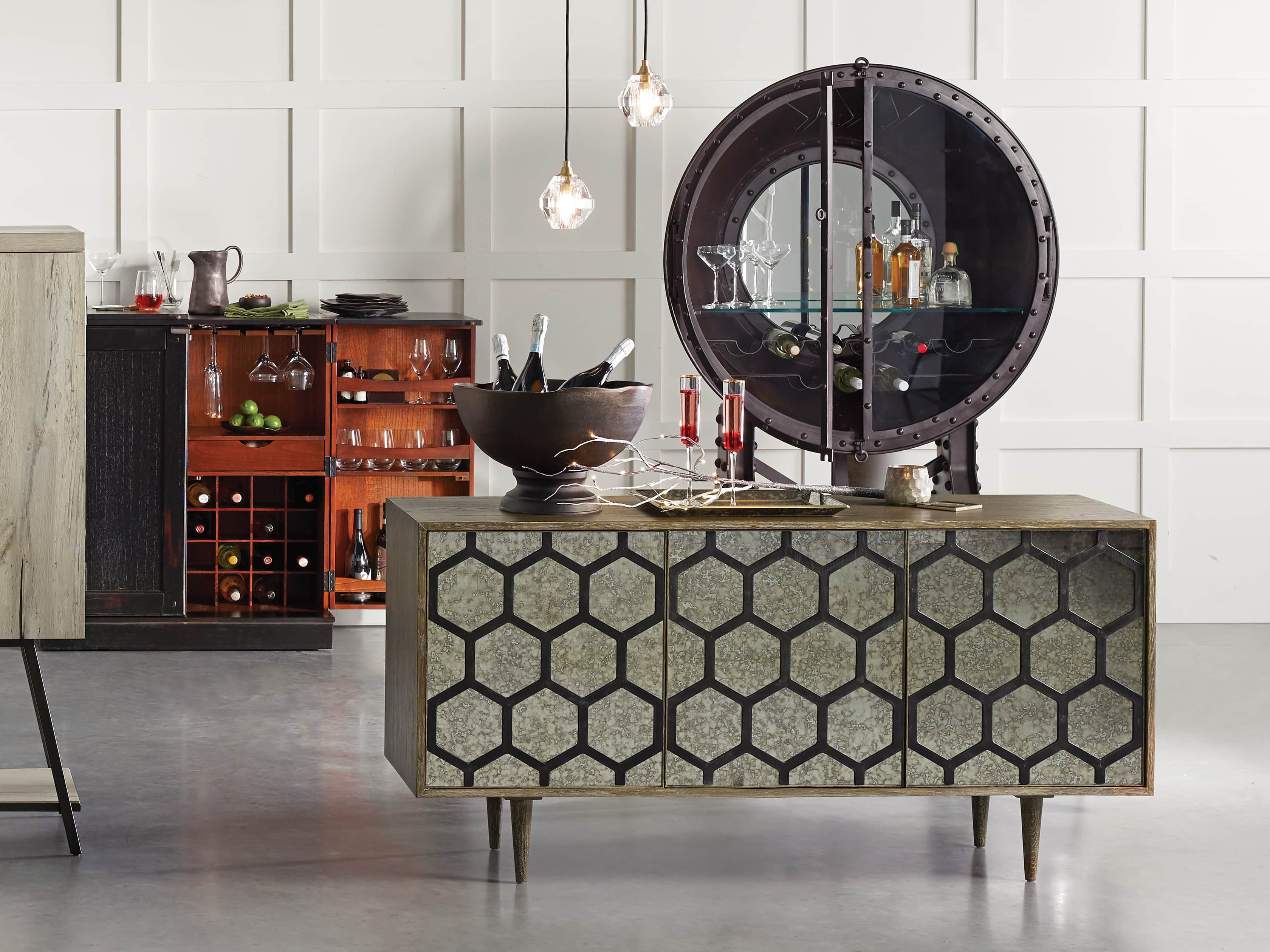 Iron Bar Cabinet Arhaus