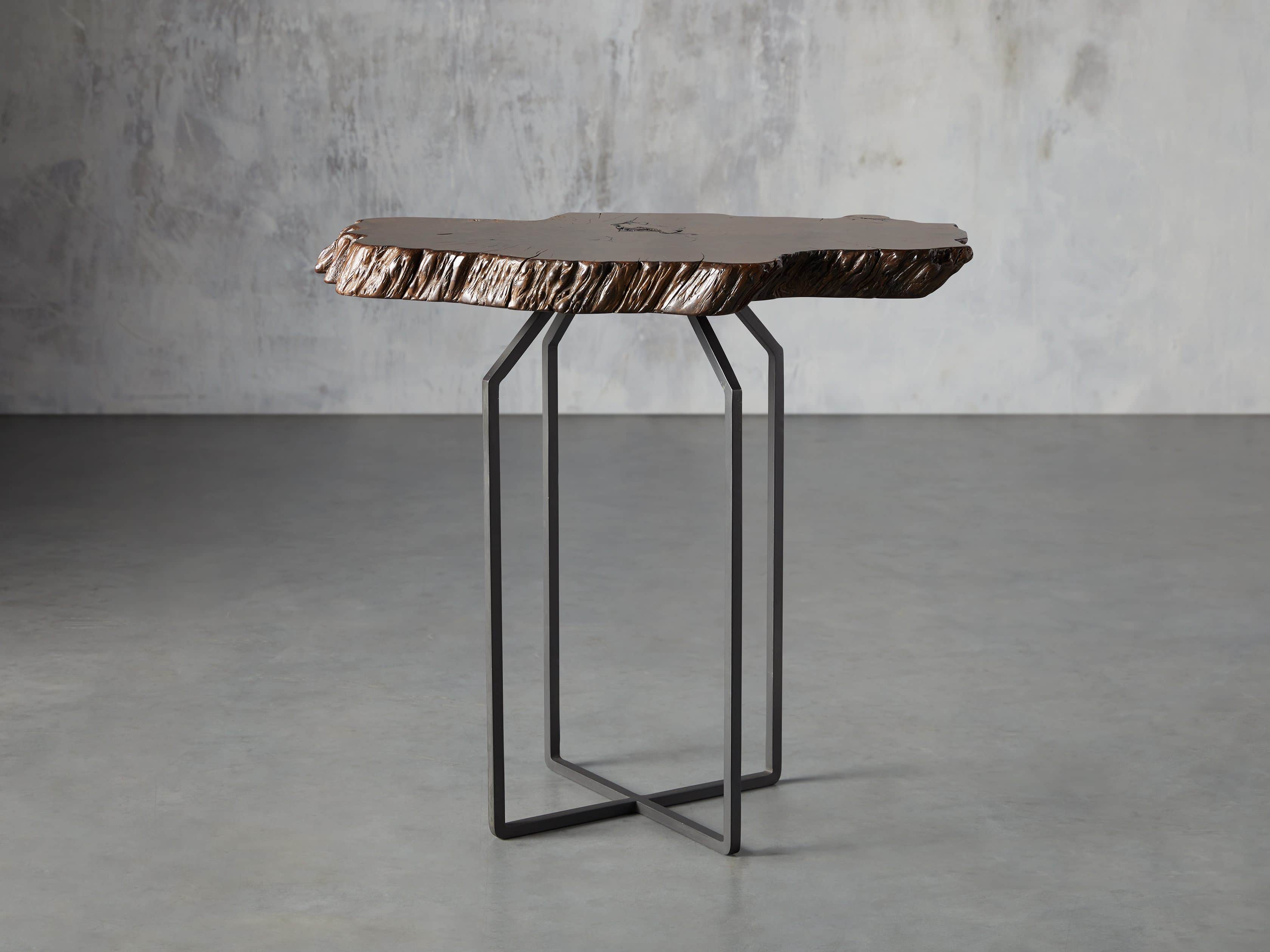 Redwood Live Edge End Table, slide 1 of 7