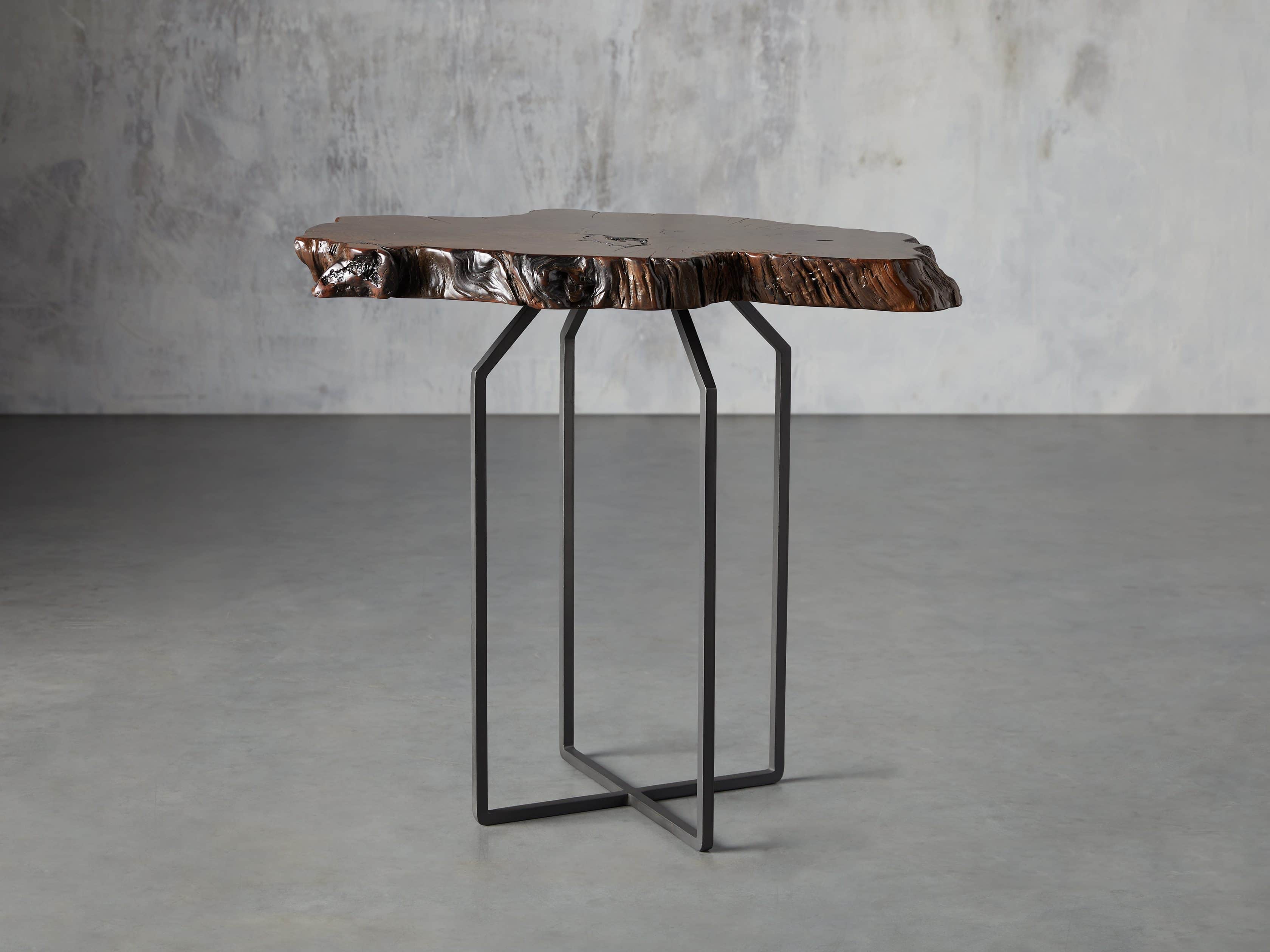 Redwood Live Edge End Table, slide 2 of 7