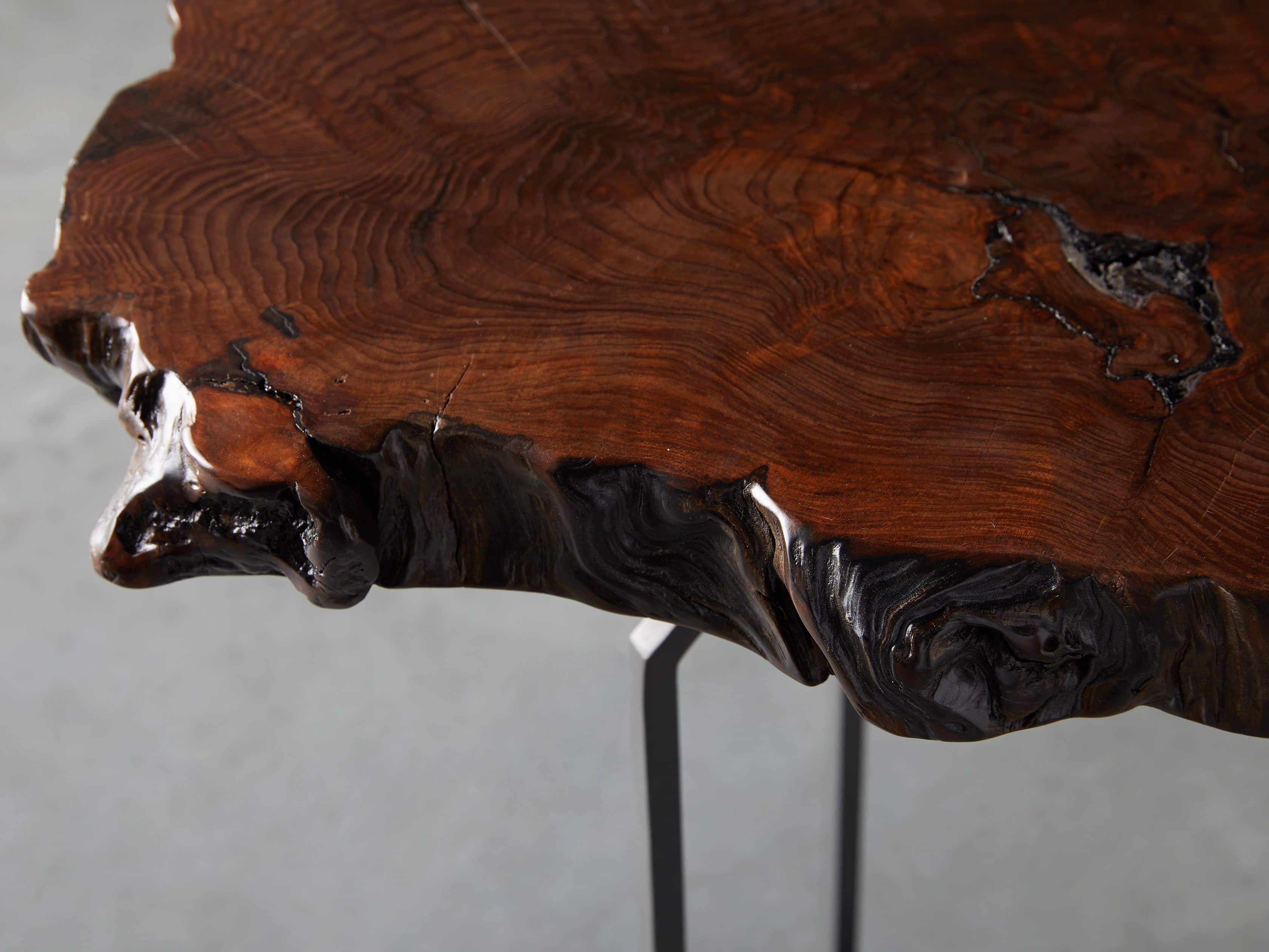 Redwood Live Edge End Table, slide 3 of 7
