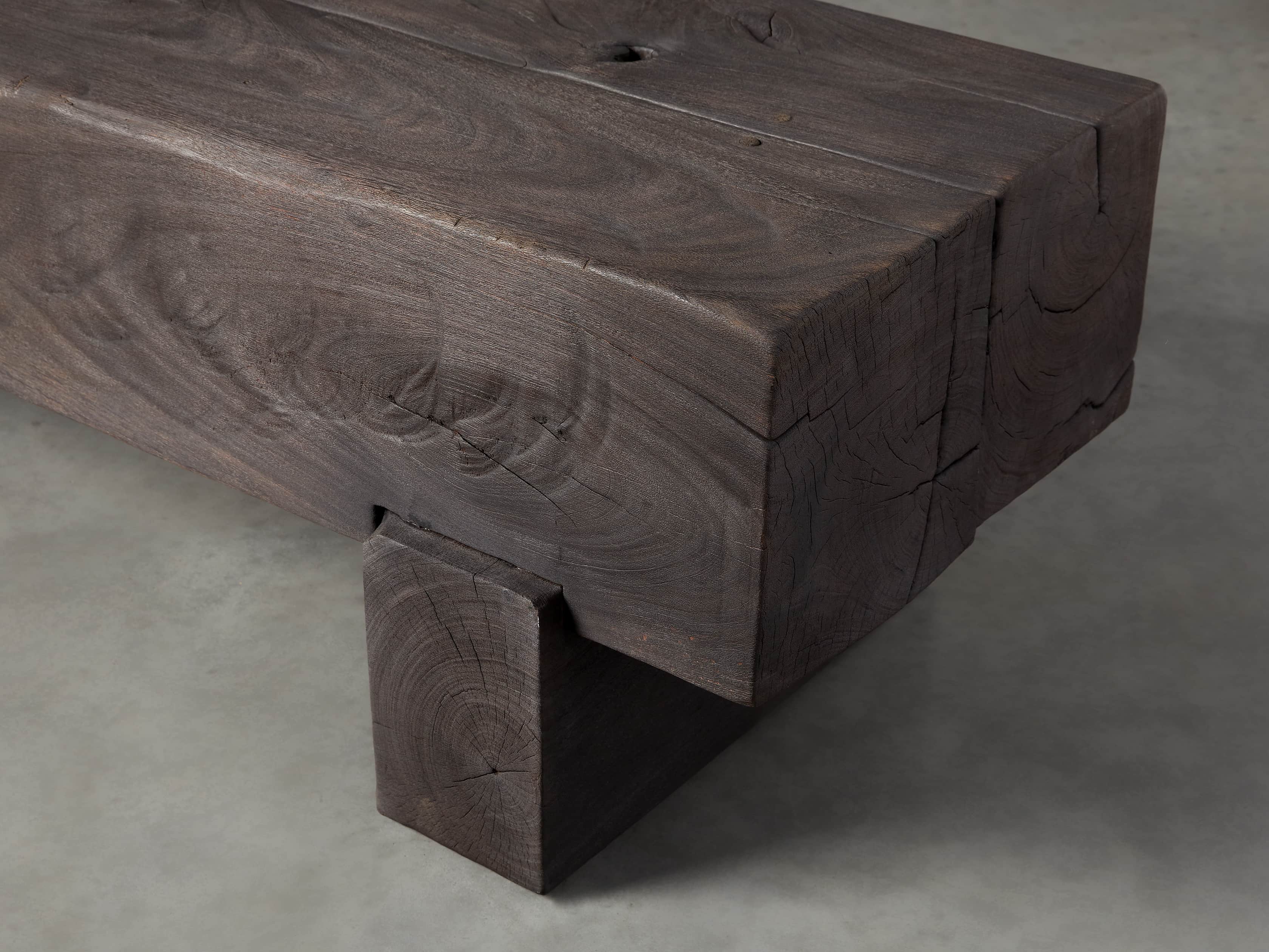 Mangata Shou Sugi Ban Bench, slide 3 of 6