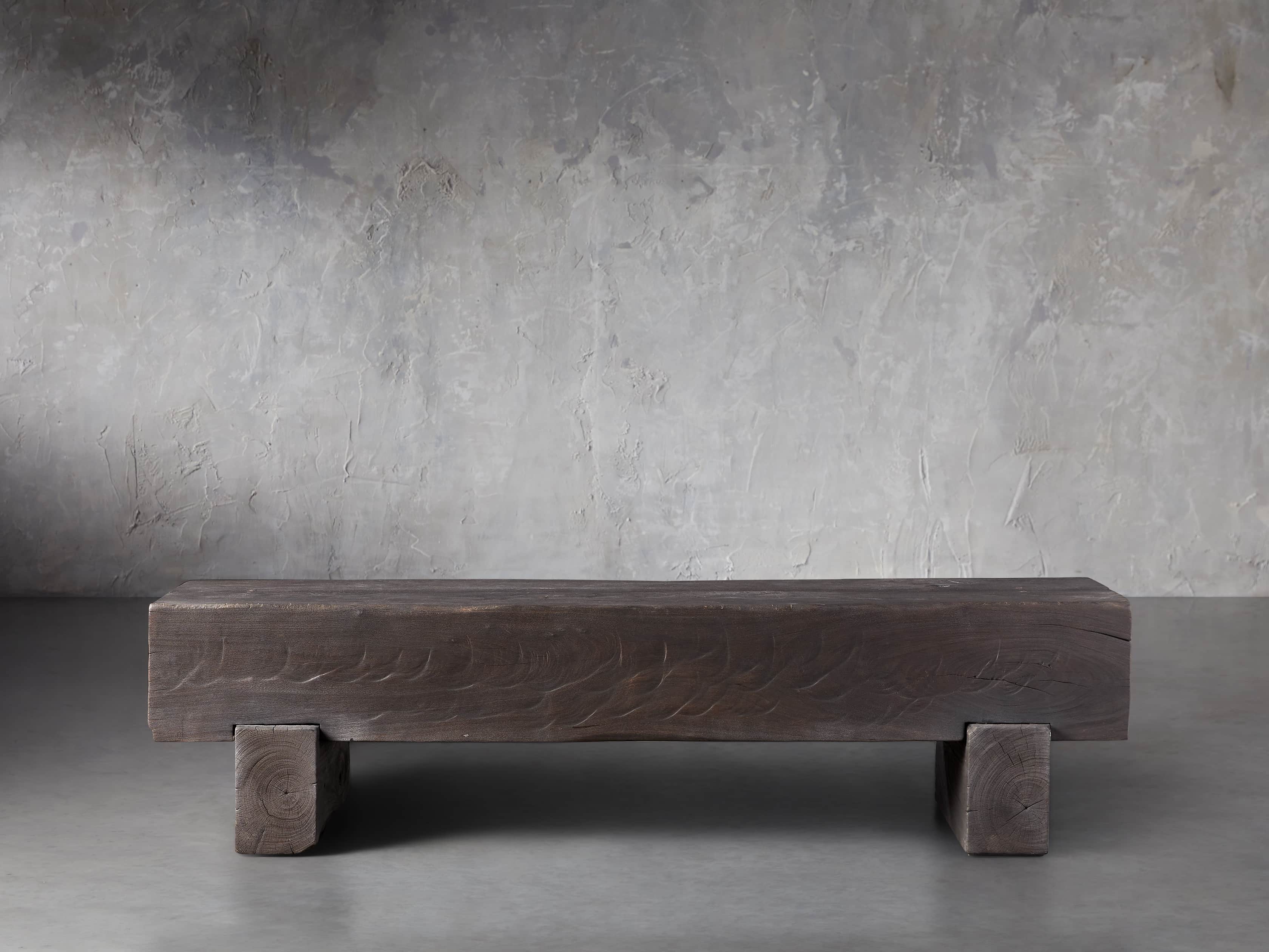 Mangata Shou Sugi Ban Bench, slide 1 of 6